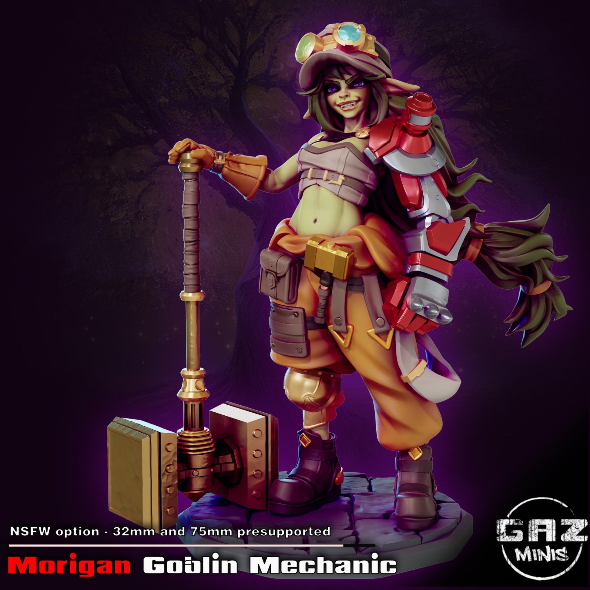 Goblin Mechanic Miniature | Gaz Minis