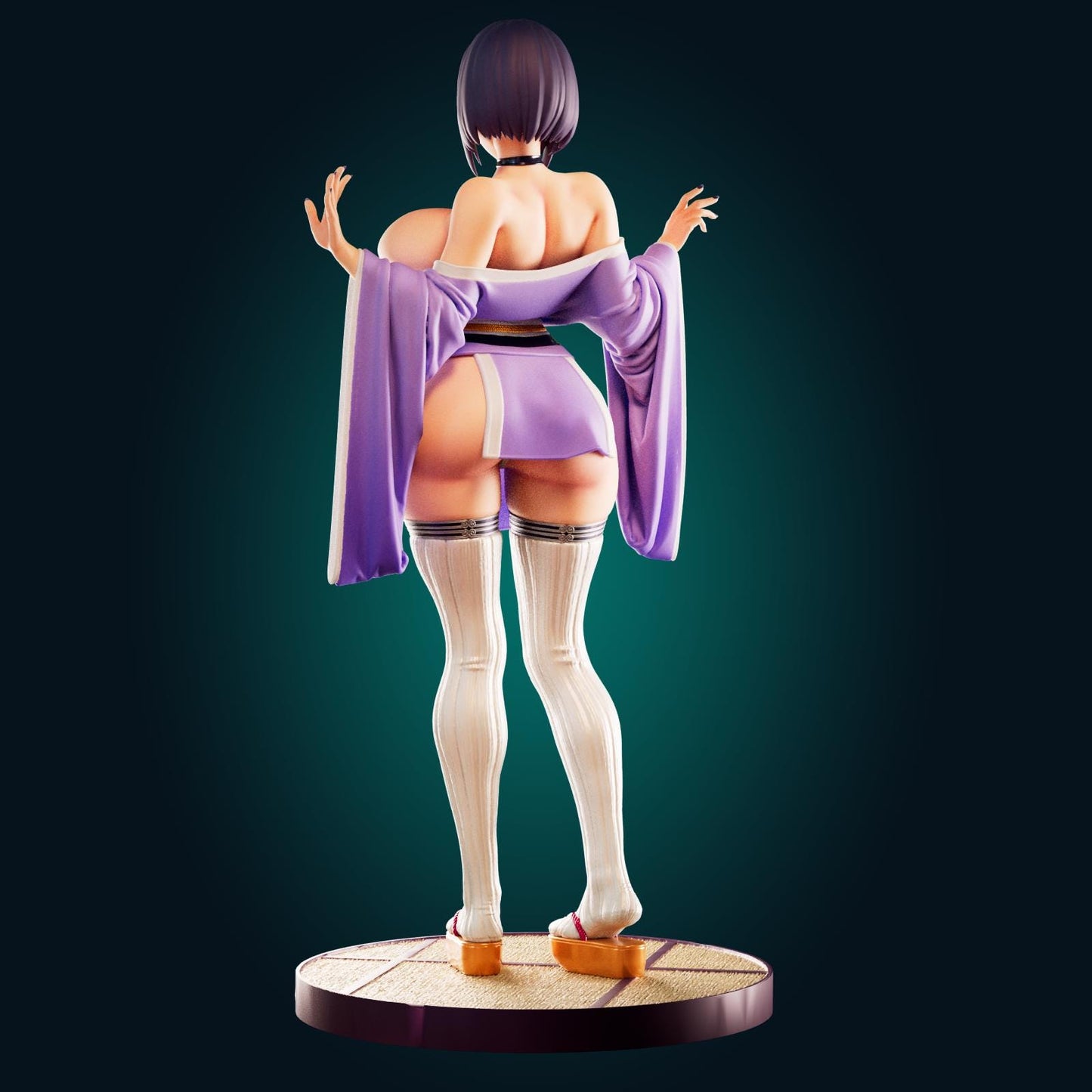 Ninja Girl Model Kit | 3D Resin Printed Figurine | Officer Rhu