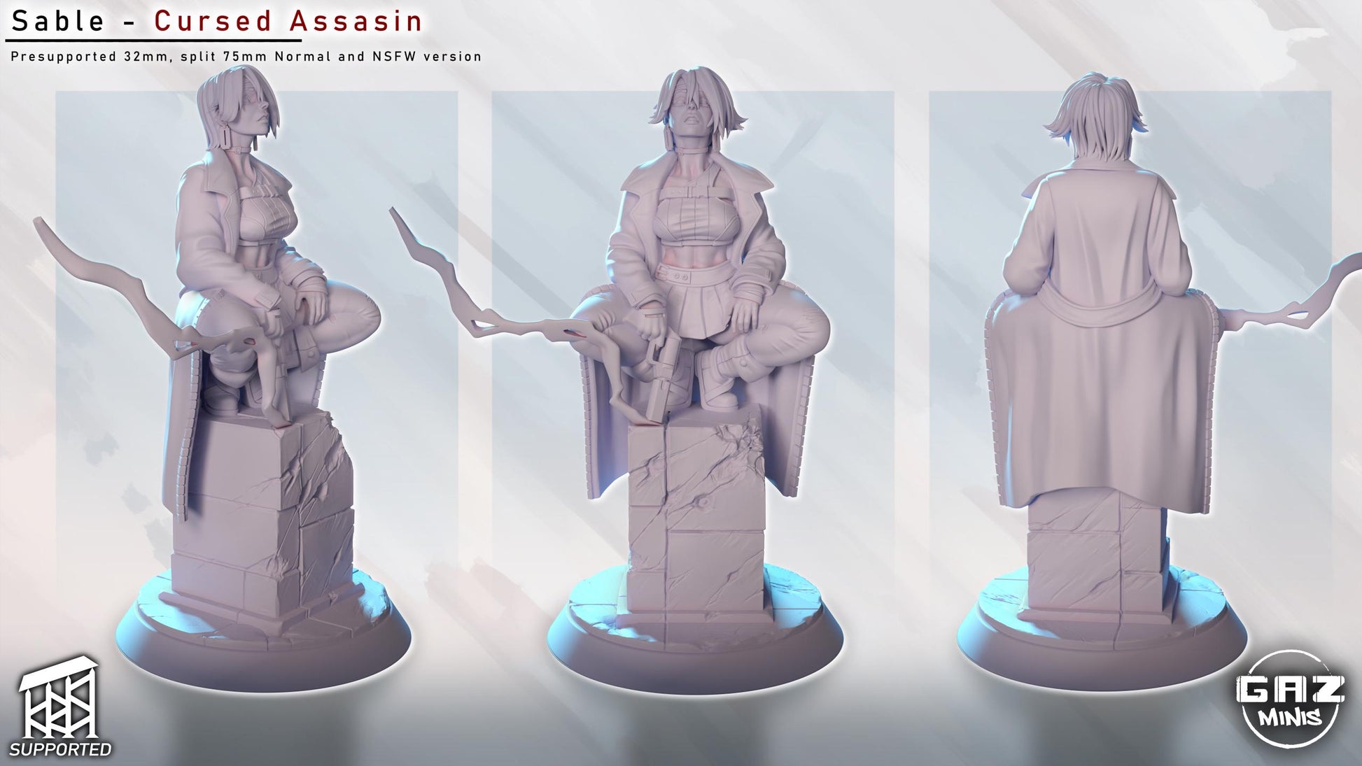 Sable - Cursed Assassin | Gaz Minis