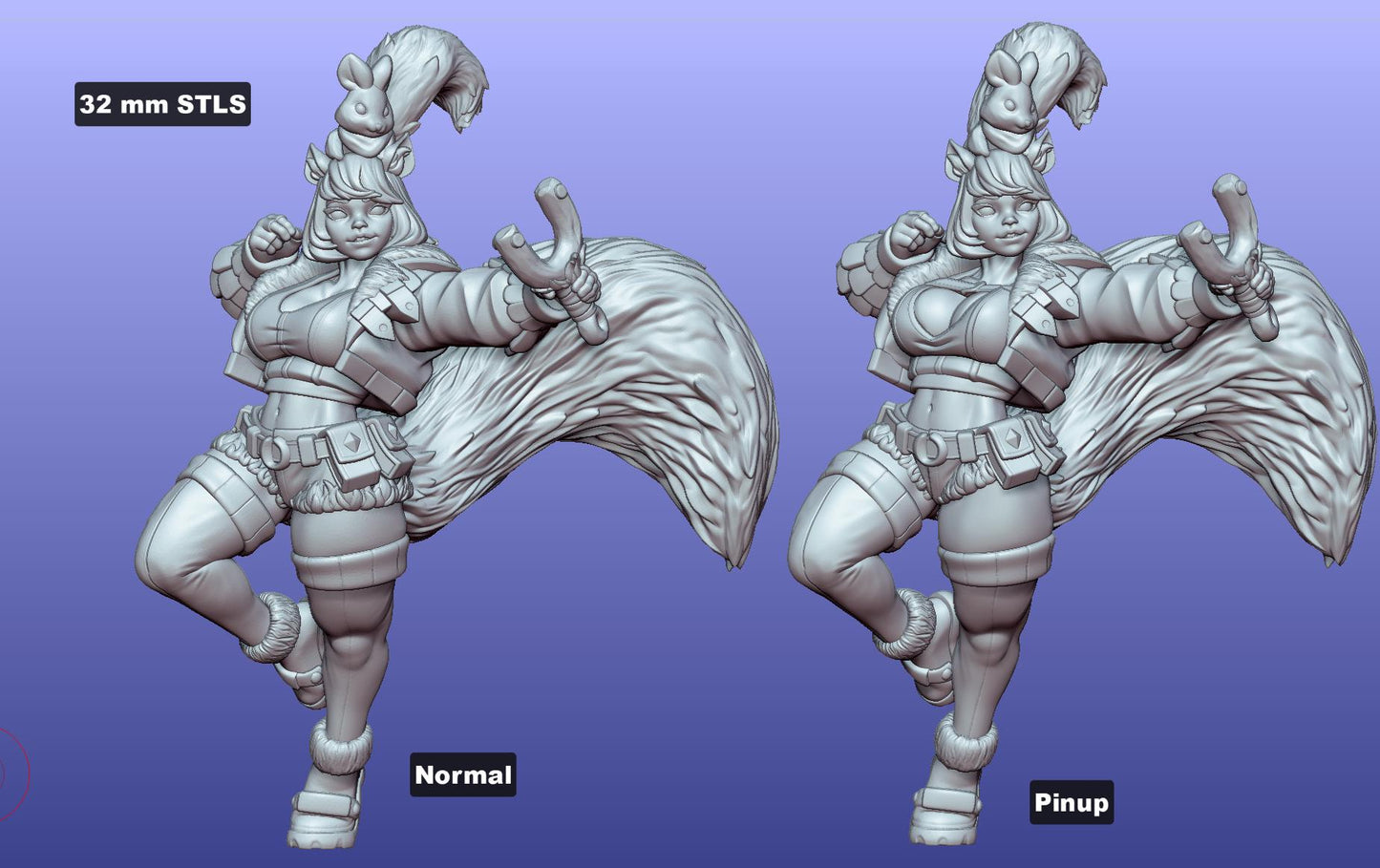 Sciurian Girl Tabletop Miniature | Gaz Minis