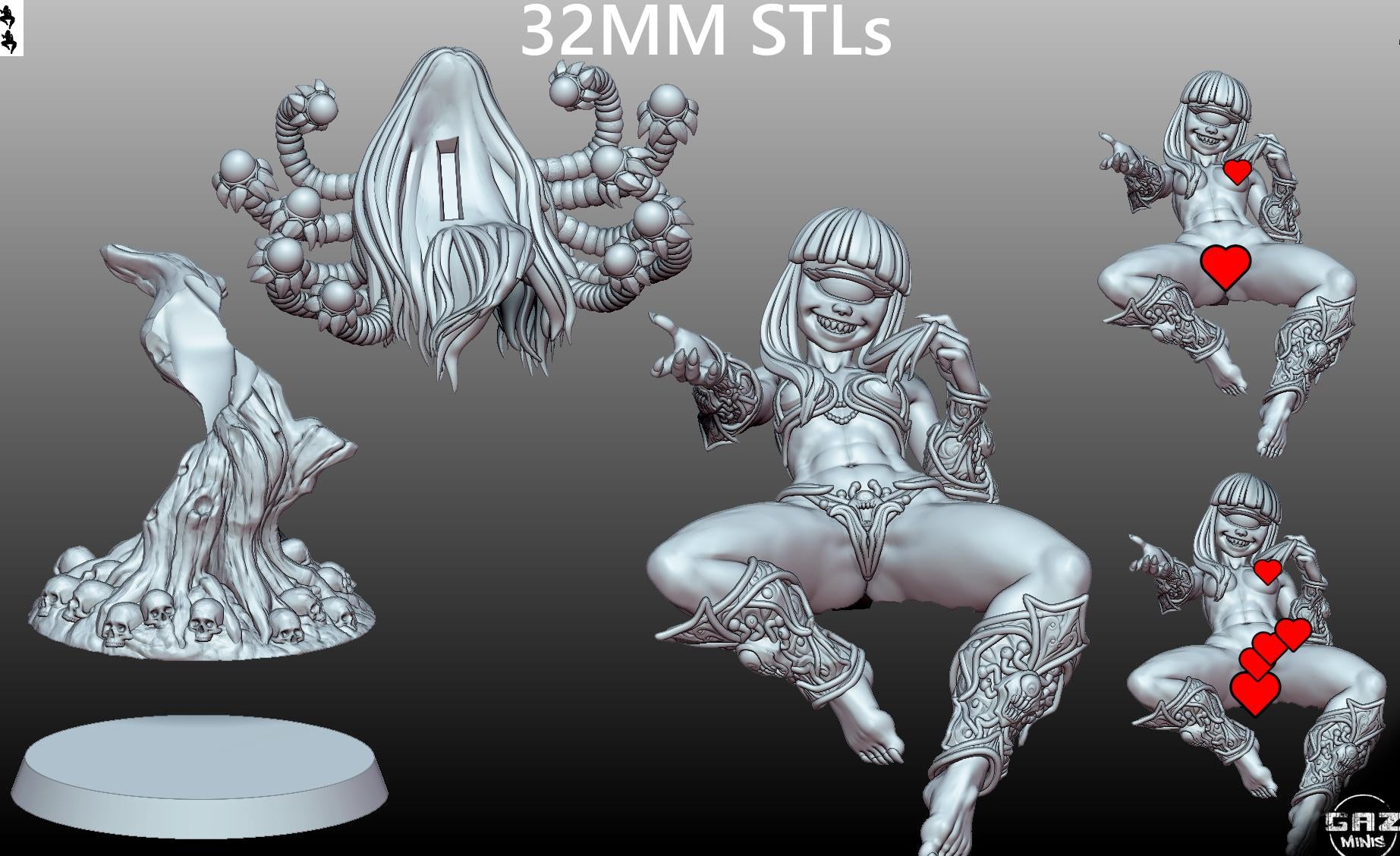 Oculana Female Beholder Miniature | Gaz Minis