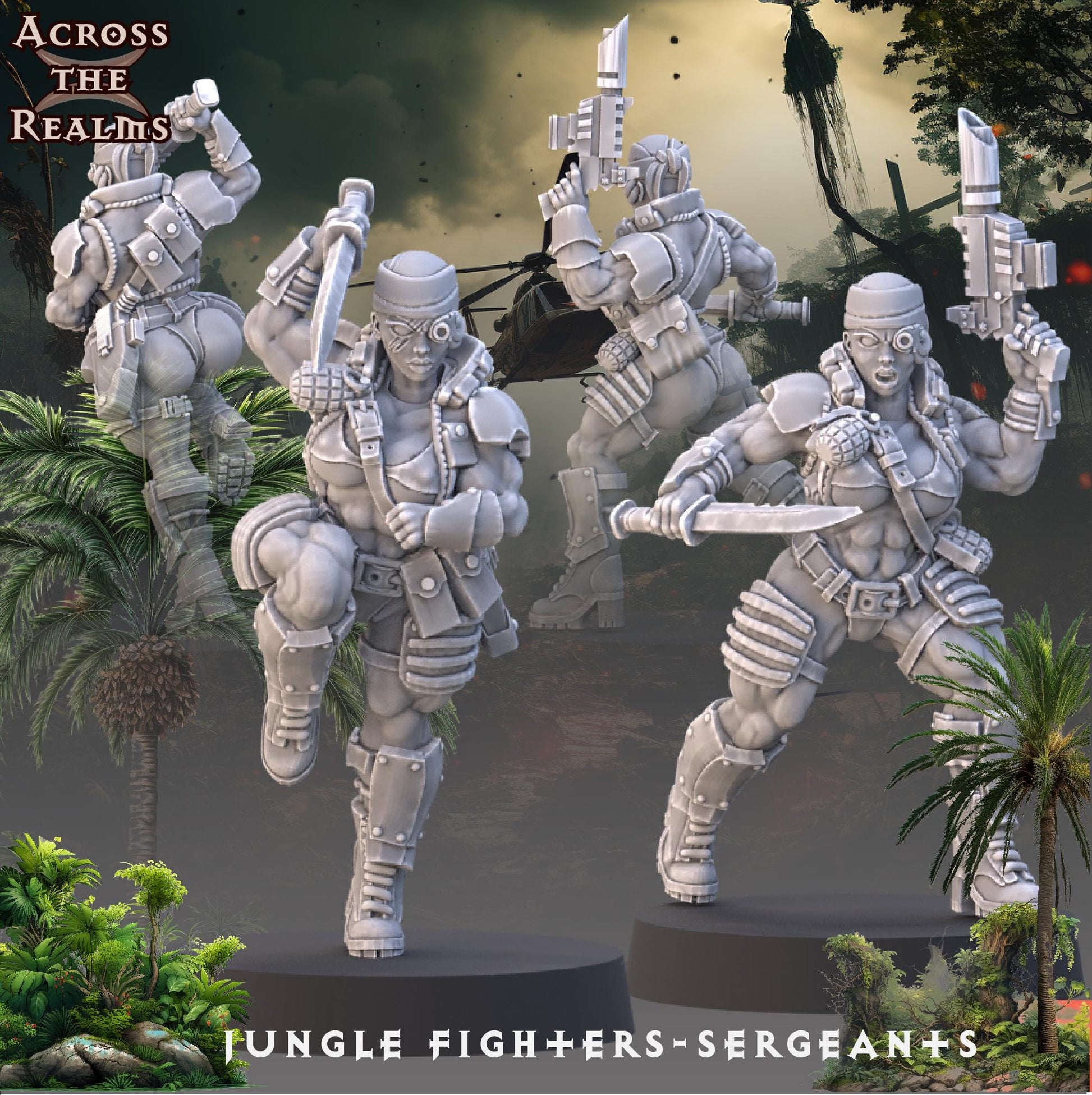 Jungle Fighter Miniatures | Across the Realms