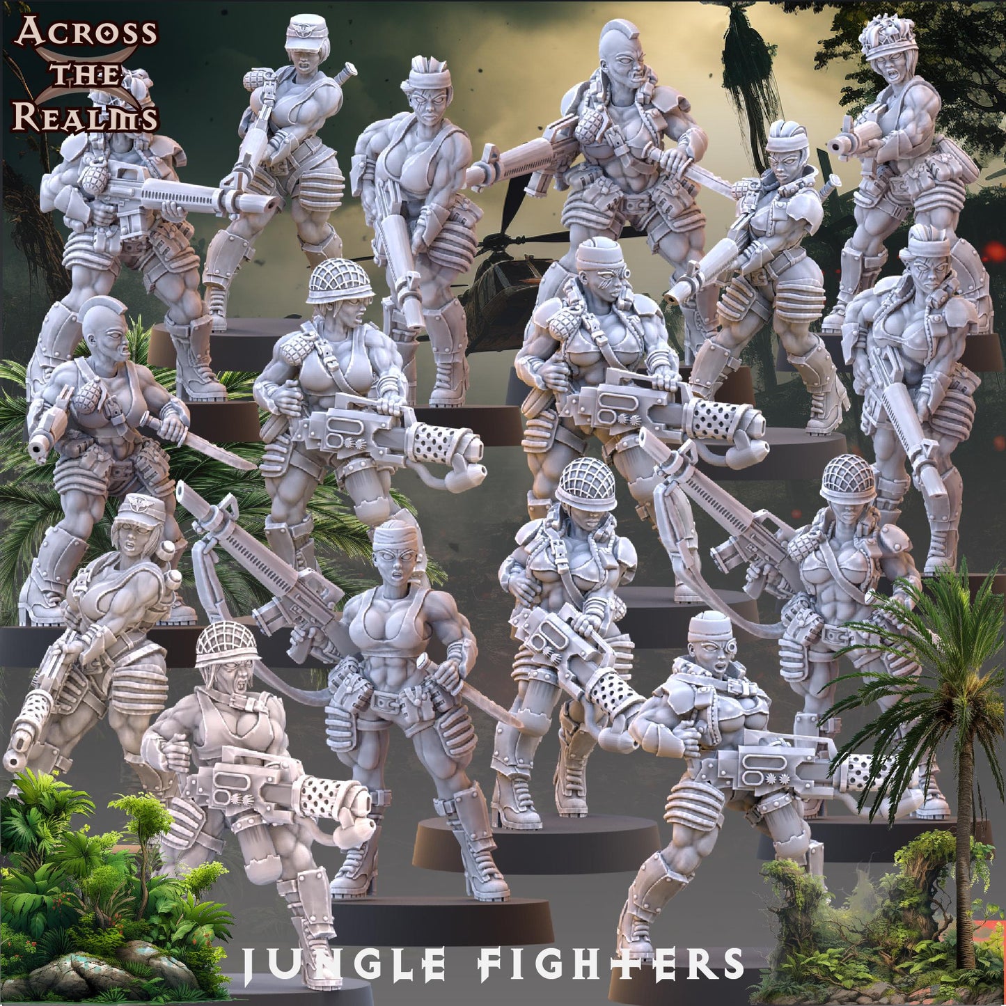Jungle Fighter Miniatures | Across the Realms