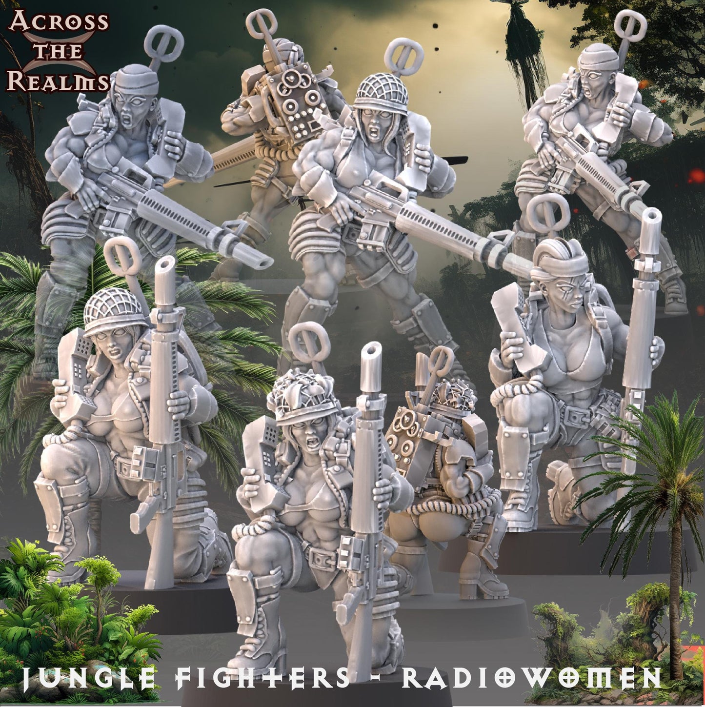 Jungle Fighter Miniatures | Across the Realms