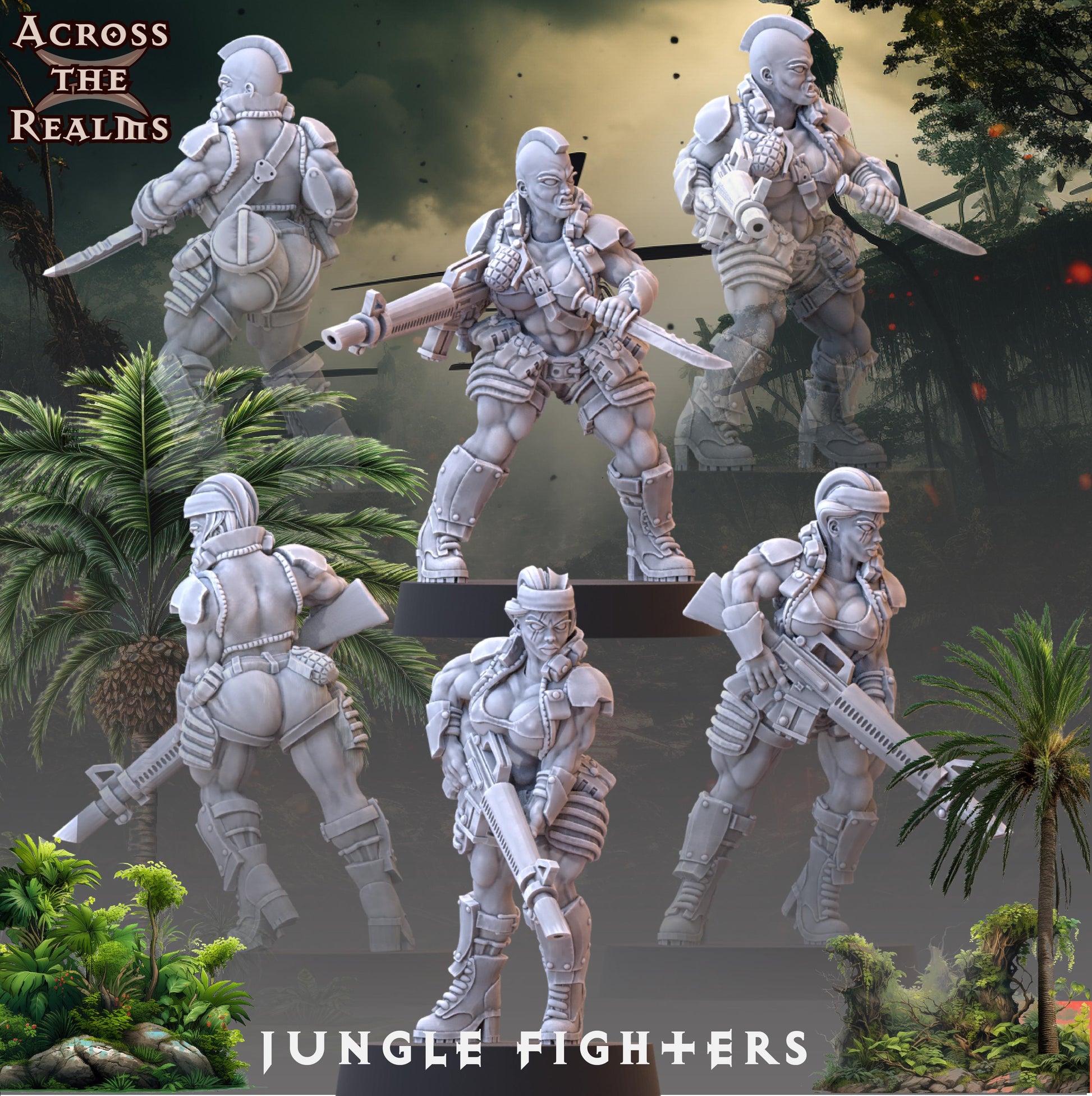 Jungle Fighter Miniatures | Across the Realms