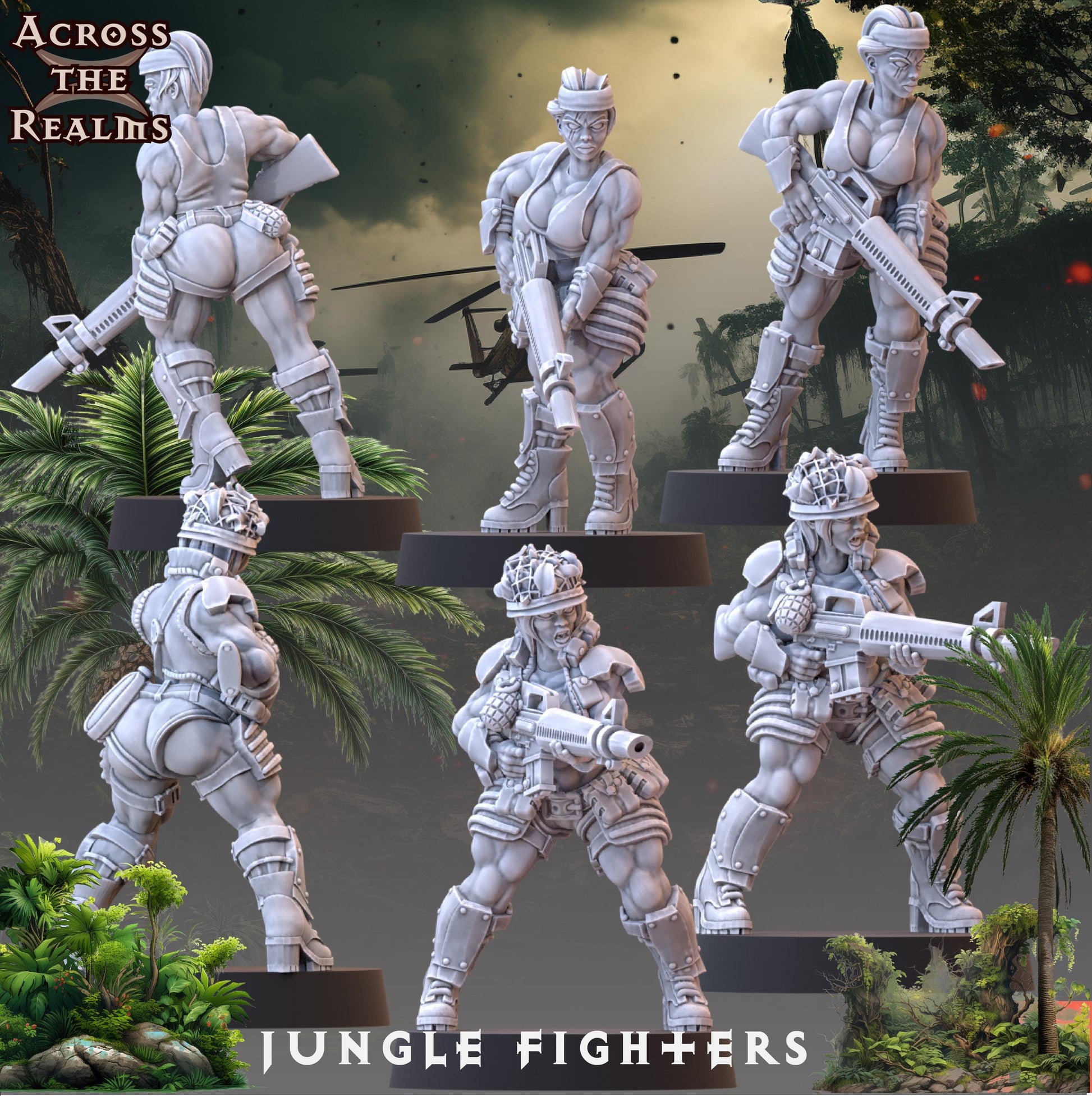 Jungle Fighter Miniatures | Across the Realms