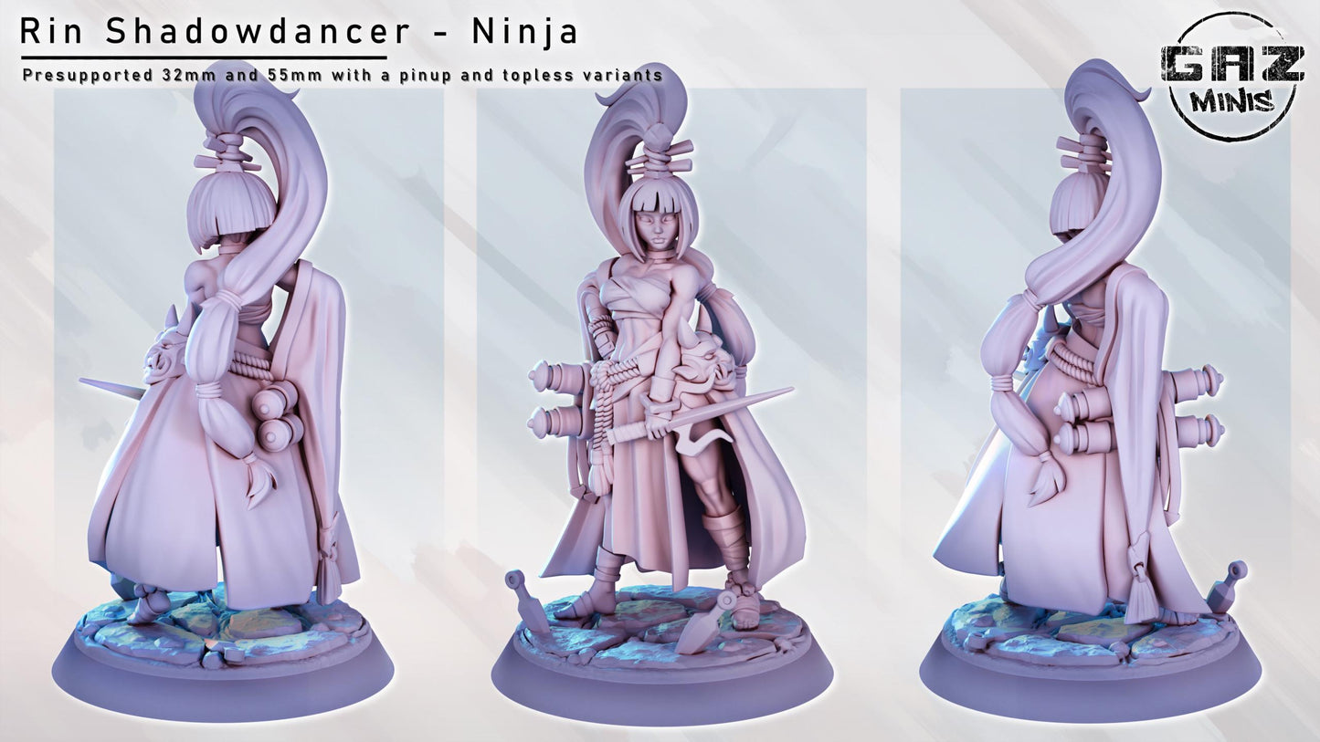 Rin Shadowdancer - Ninja Miniature | Gaz Minis