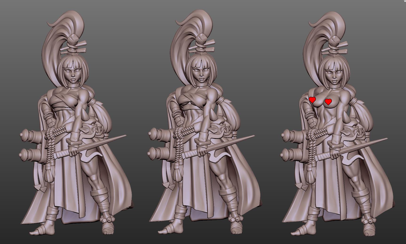 Rin Shadowdancer - Ninja Miniature | Gaz Minis