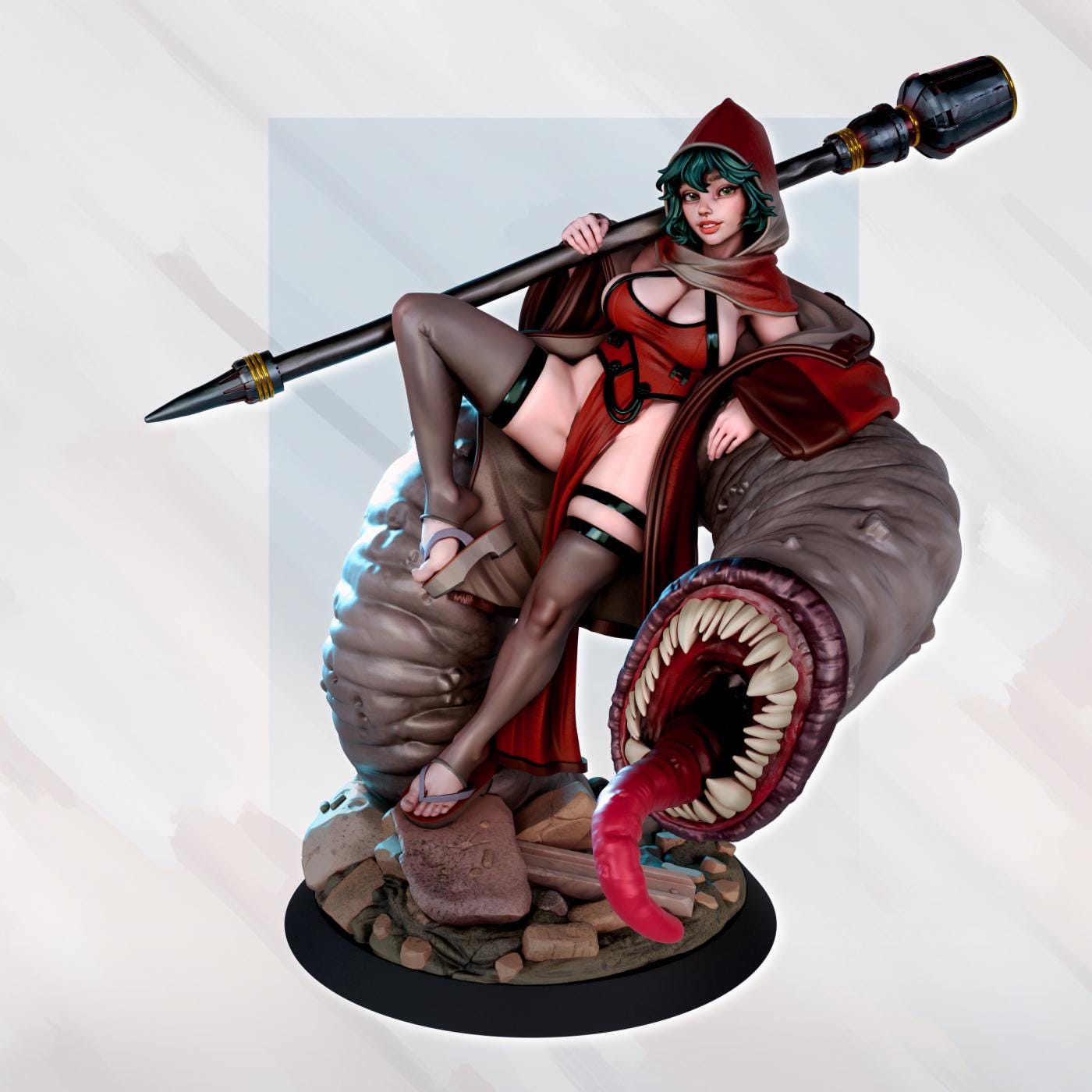 Shae Haren - Worm Tamer Miniature | Gaz Minis
