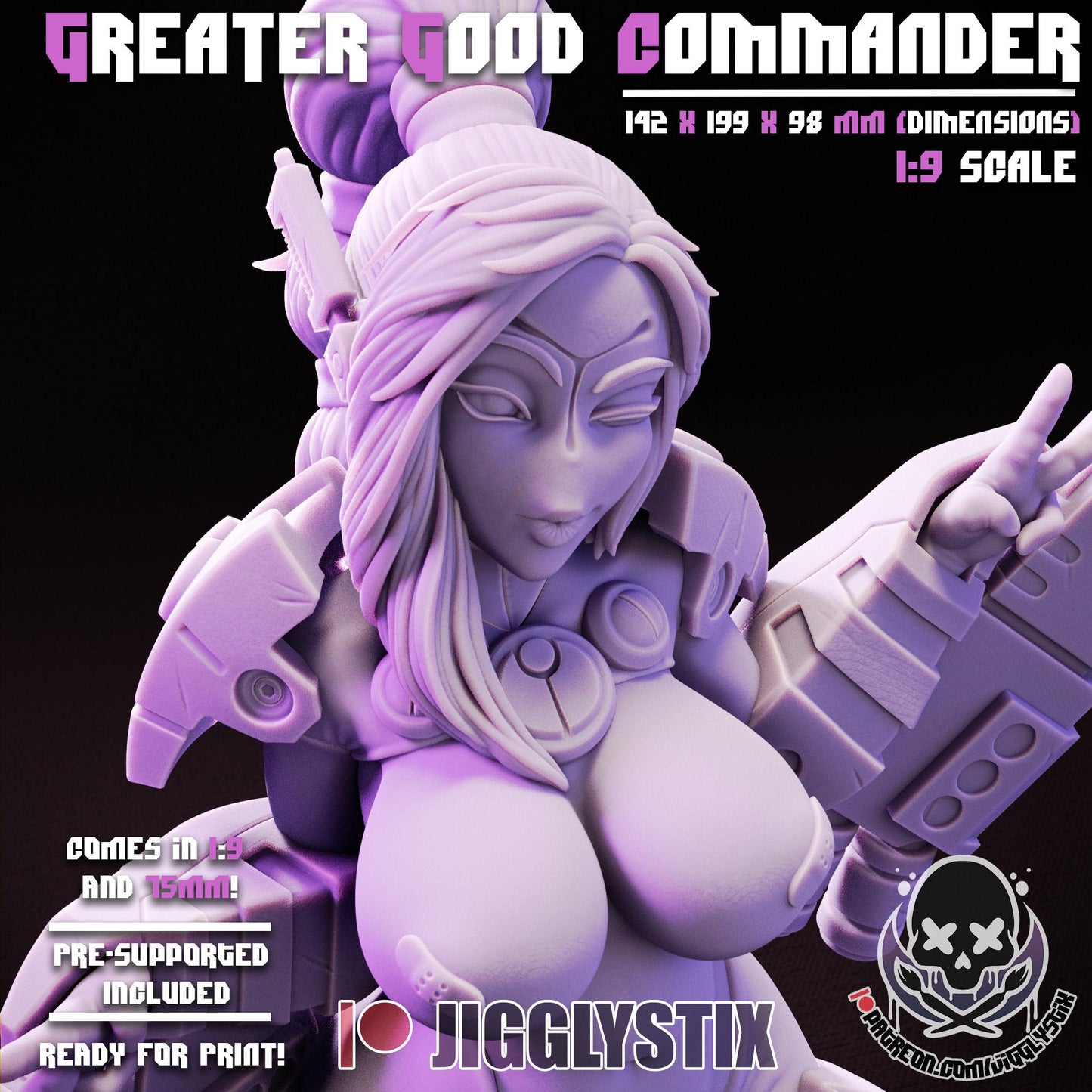 Greater Good Commander | Miniature | Jigglystix