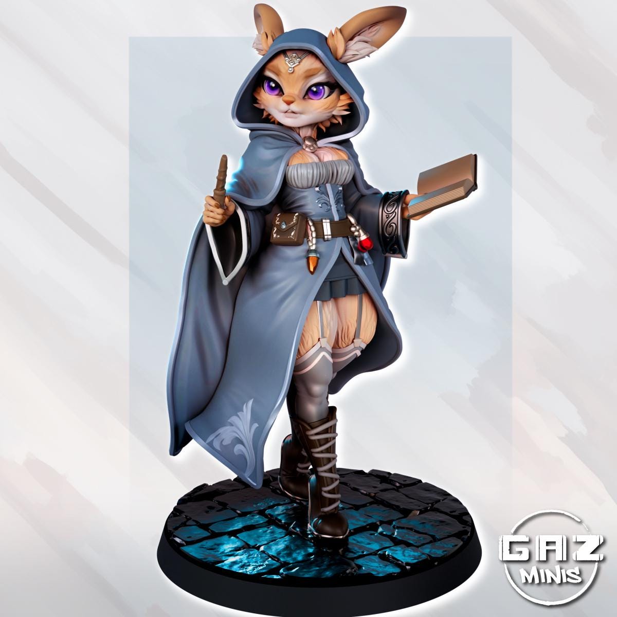 Elowen Softpaw - Rabbitfolk Miniature | Gaz Minis