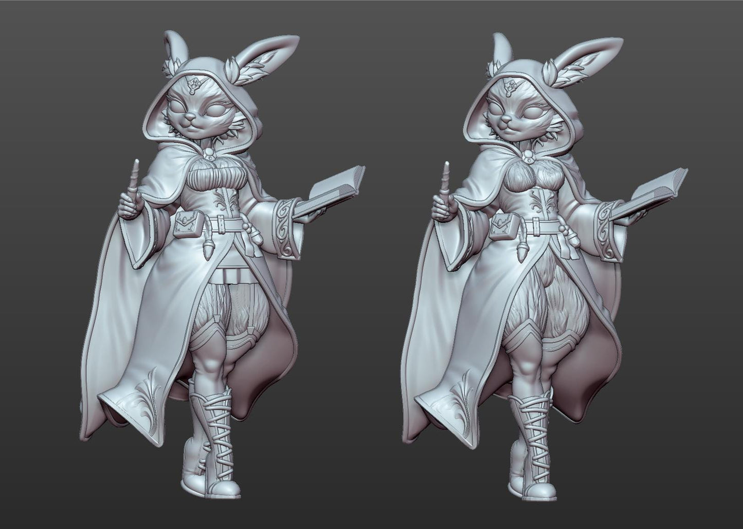 Elowen Softpaw - Rabbitfolk Miniature | Gaz Minis