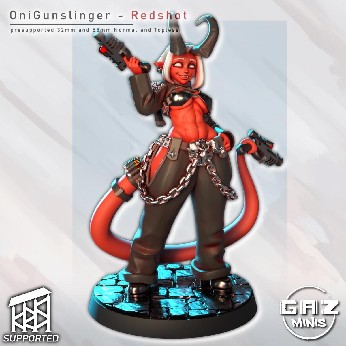 Oni Gunslinger Miniature | Gaz Minis