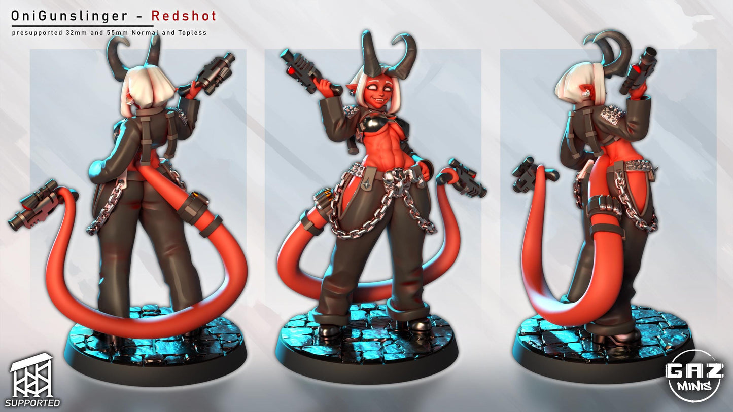 Oni Gunslinger Miniature | Gaz Minis