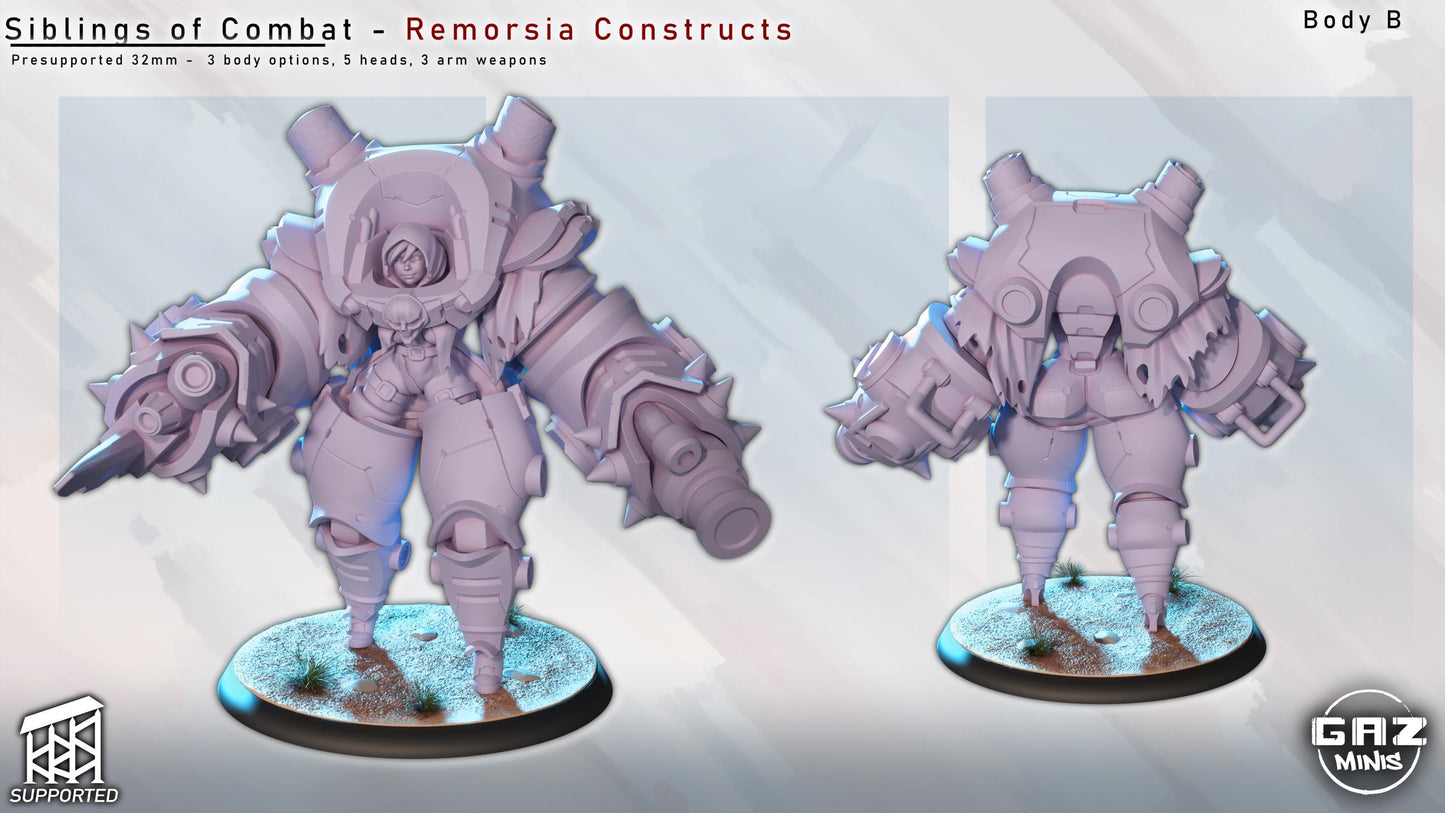 Siblings of Combat - Remorsia Constructs | Gaz Minis