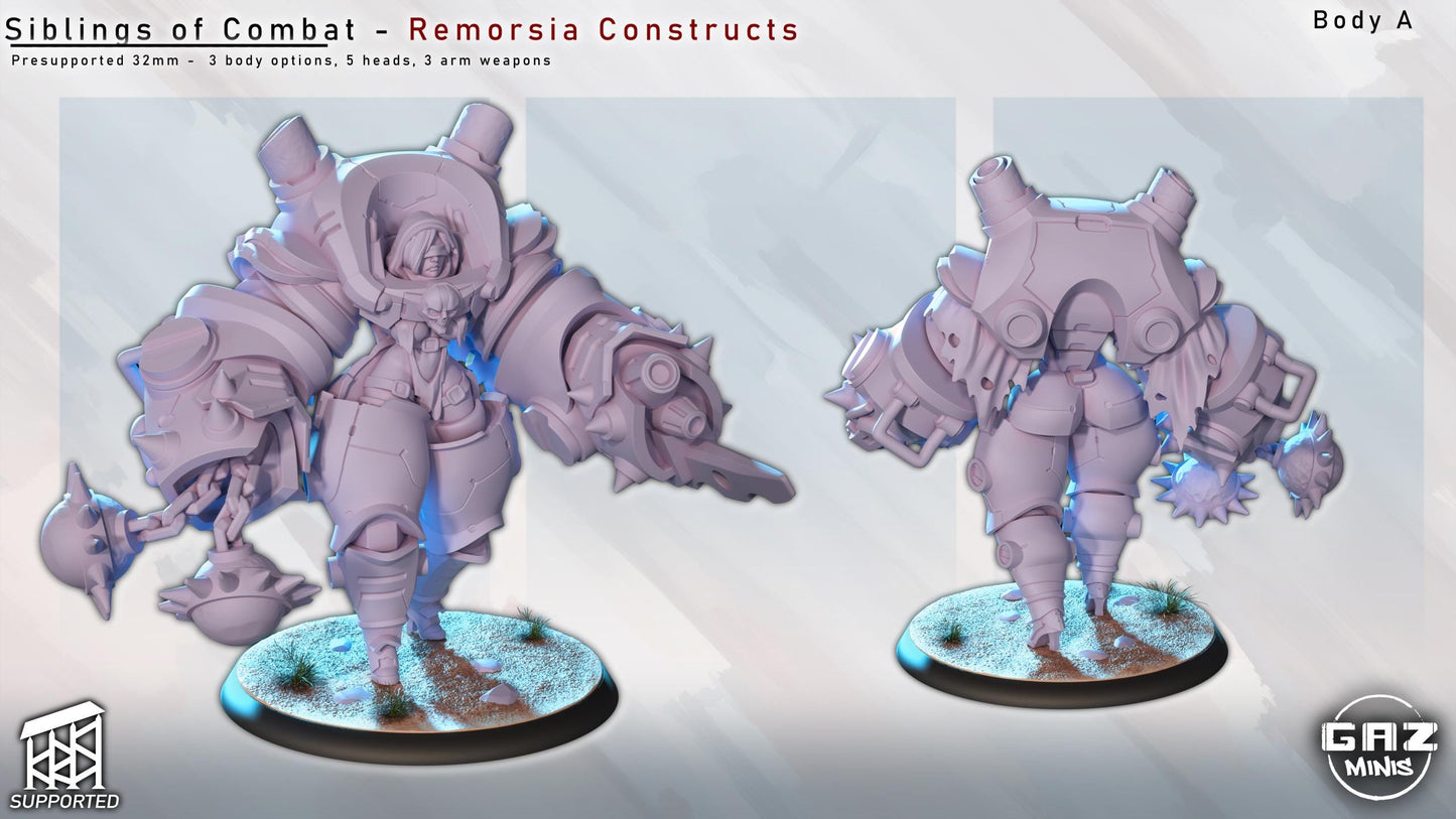 Siblings of Combat - Remorsia Constructs | Gaz Minis