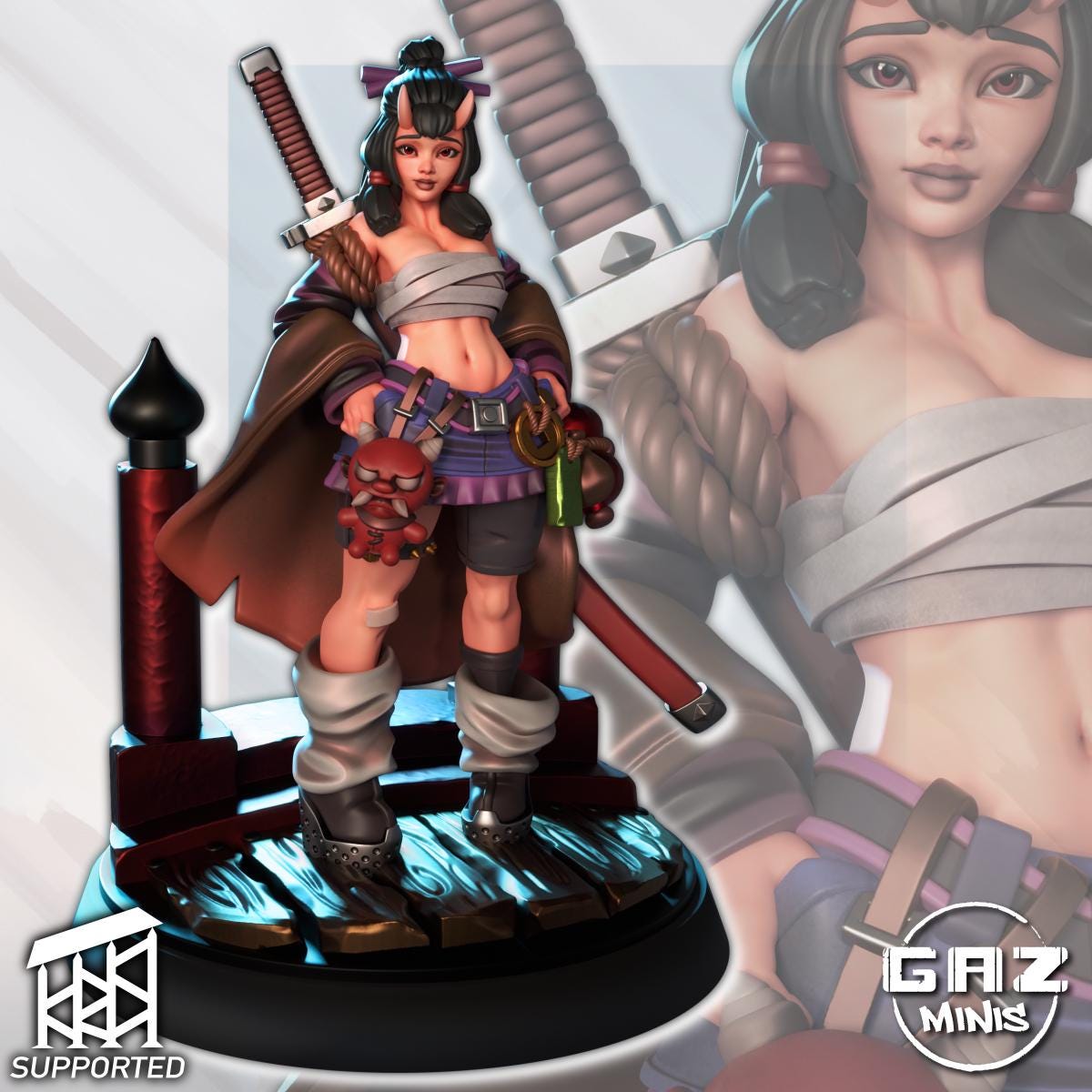 Momoka - Oni Swordswoman | Gaz Minis