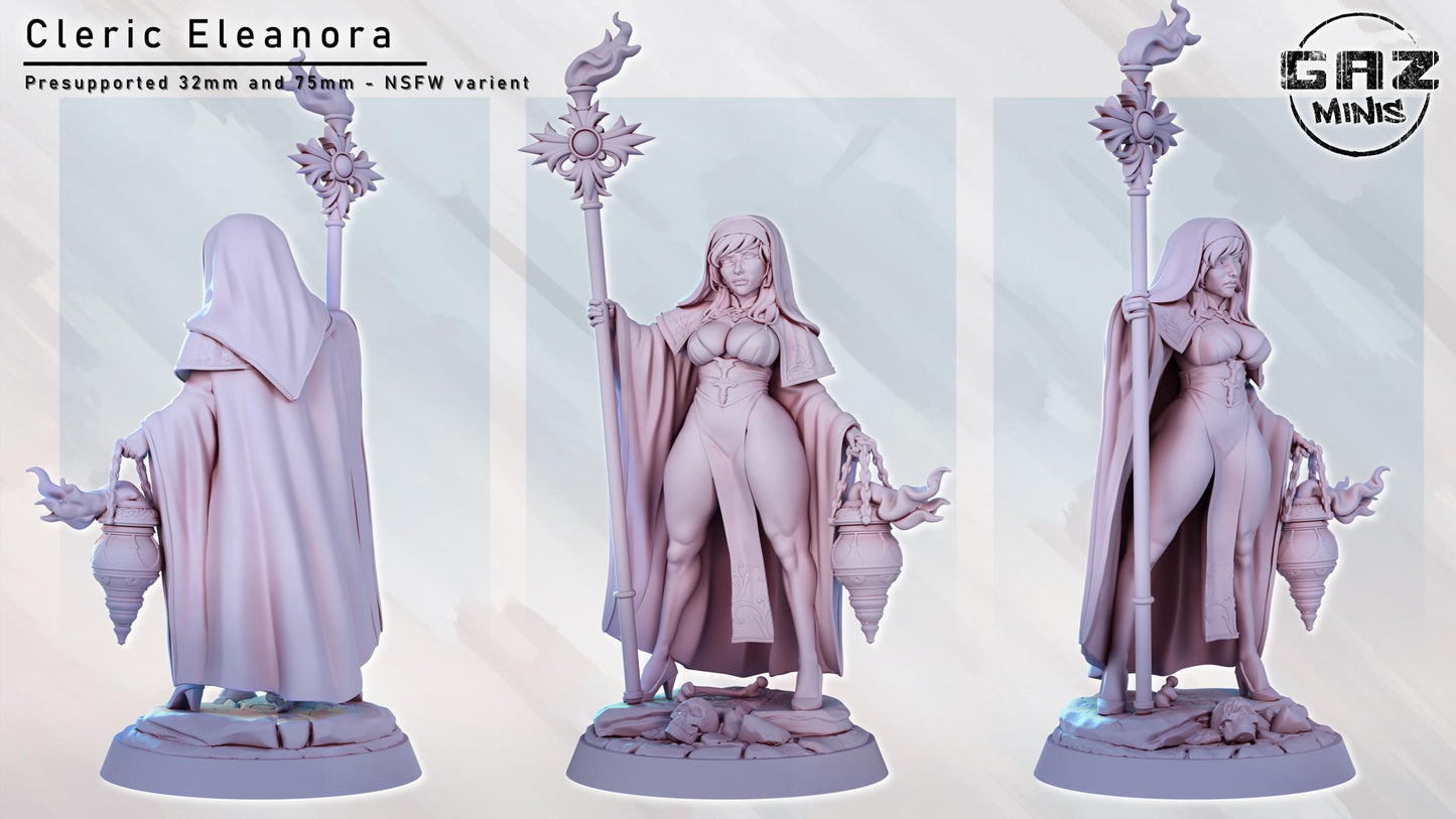Cleric Elanora Miniature | Gaz Minis