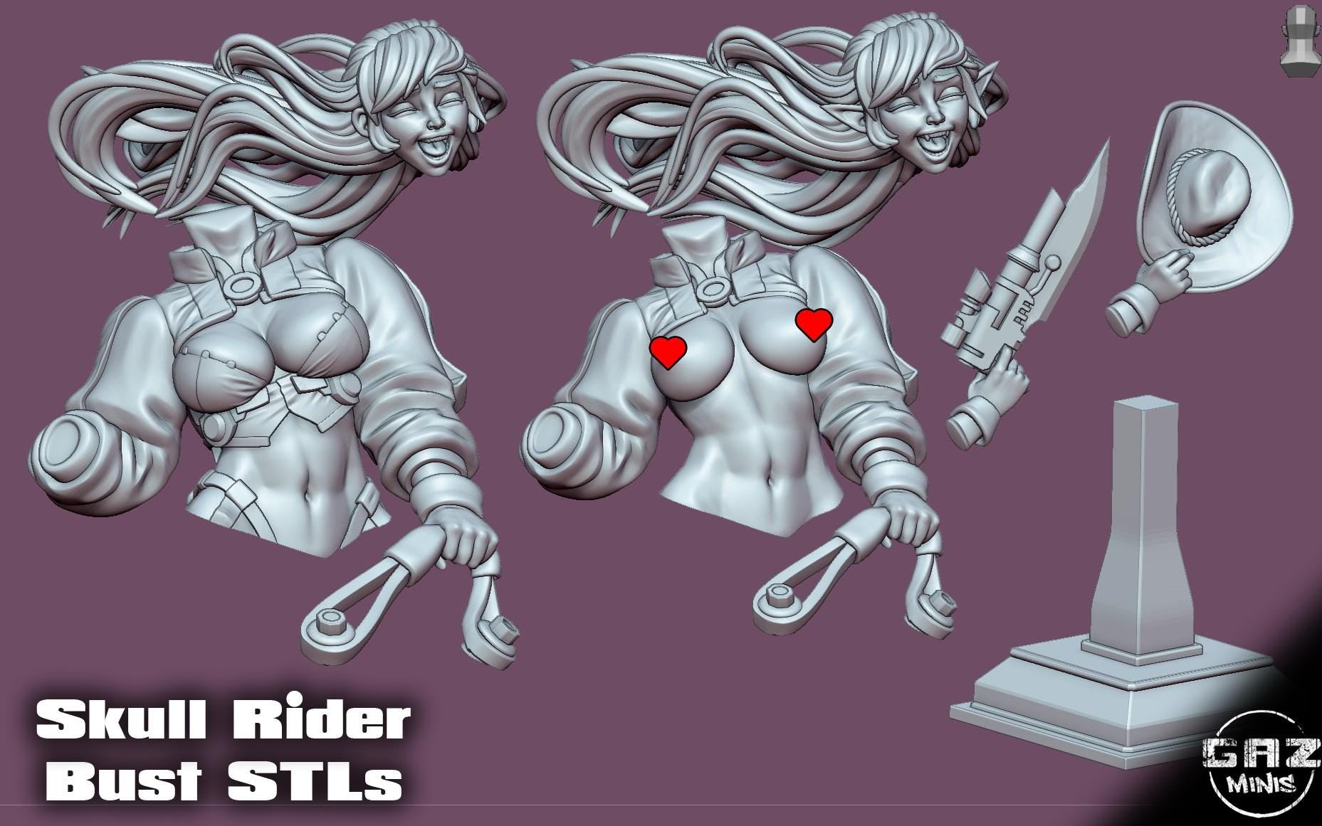 Skull Rider Sammy Miniature | Gaz Minis