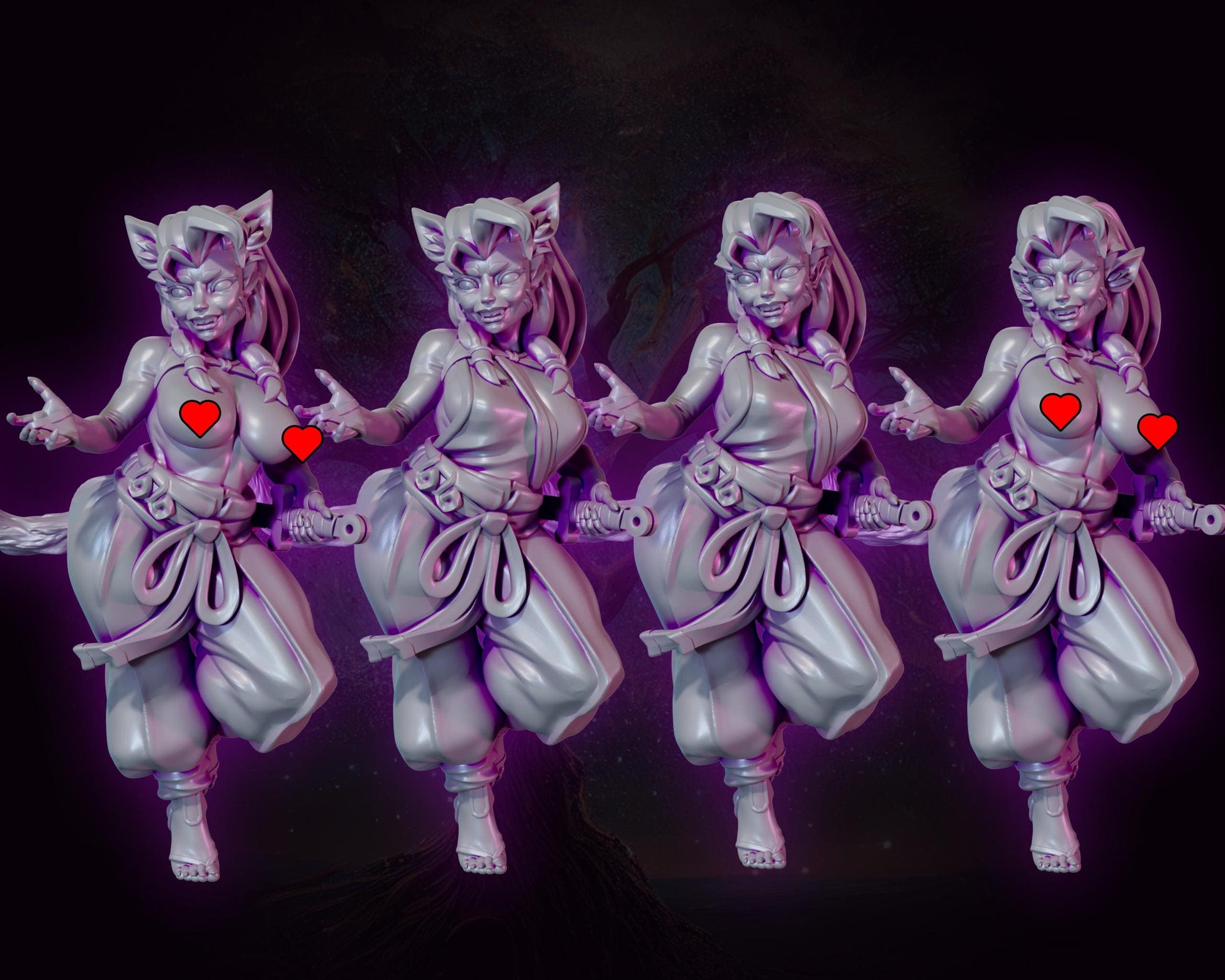 Tiger Girl Nisha Miniature | Gaz Minis