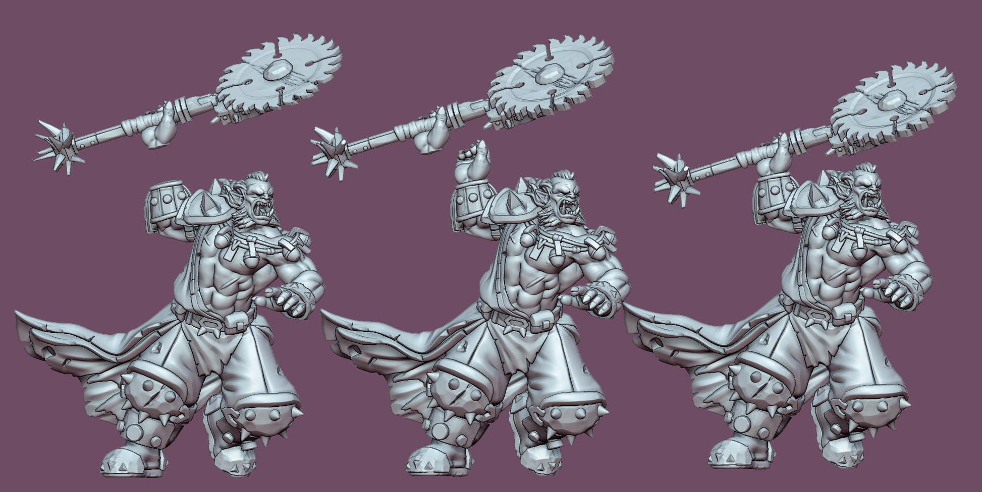 Apocalypse Orc Kano Miniature | Gaz Minis