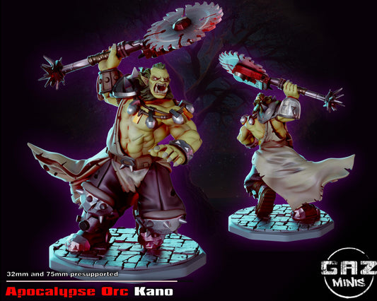 Apocalypse Orc Kano Miniature | Gaz Minis