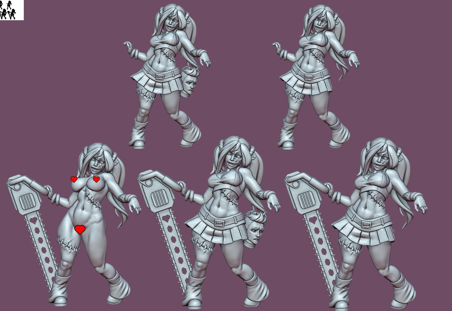 Zombie Girl Juliet Miniature | Gaz Minis