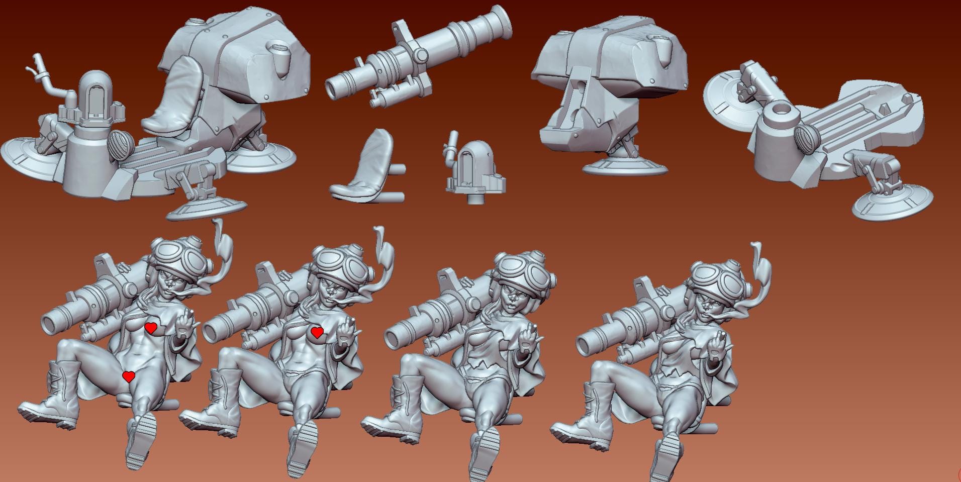 Bazooka Becca Miniature | Gaz Minis