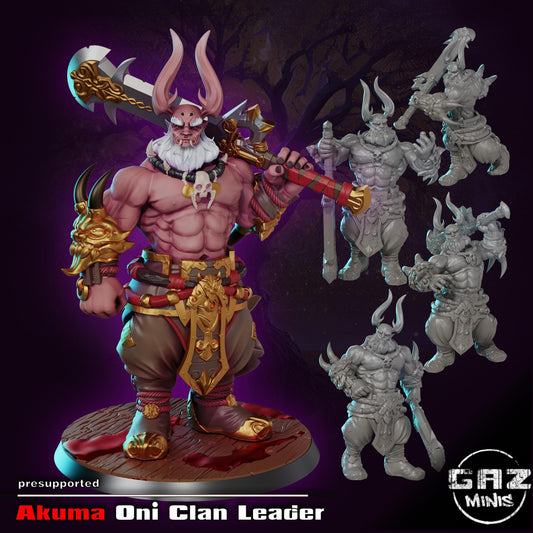 Oni Clan Leader Miniature | Gaz Minis