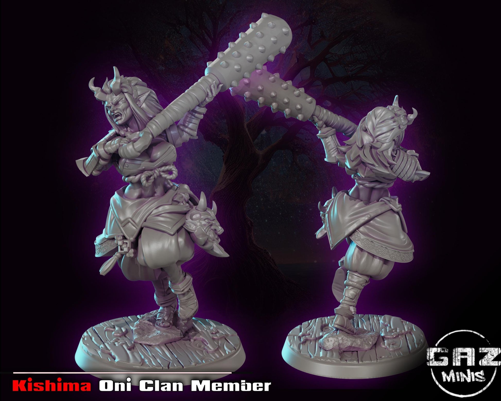 Oni Clan Member Miniature | Gaz Minis