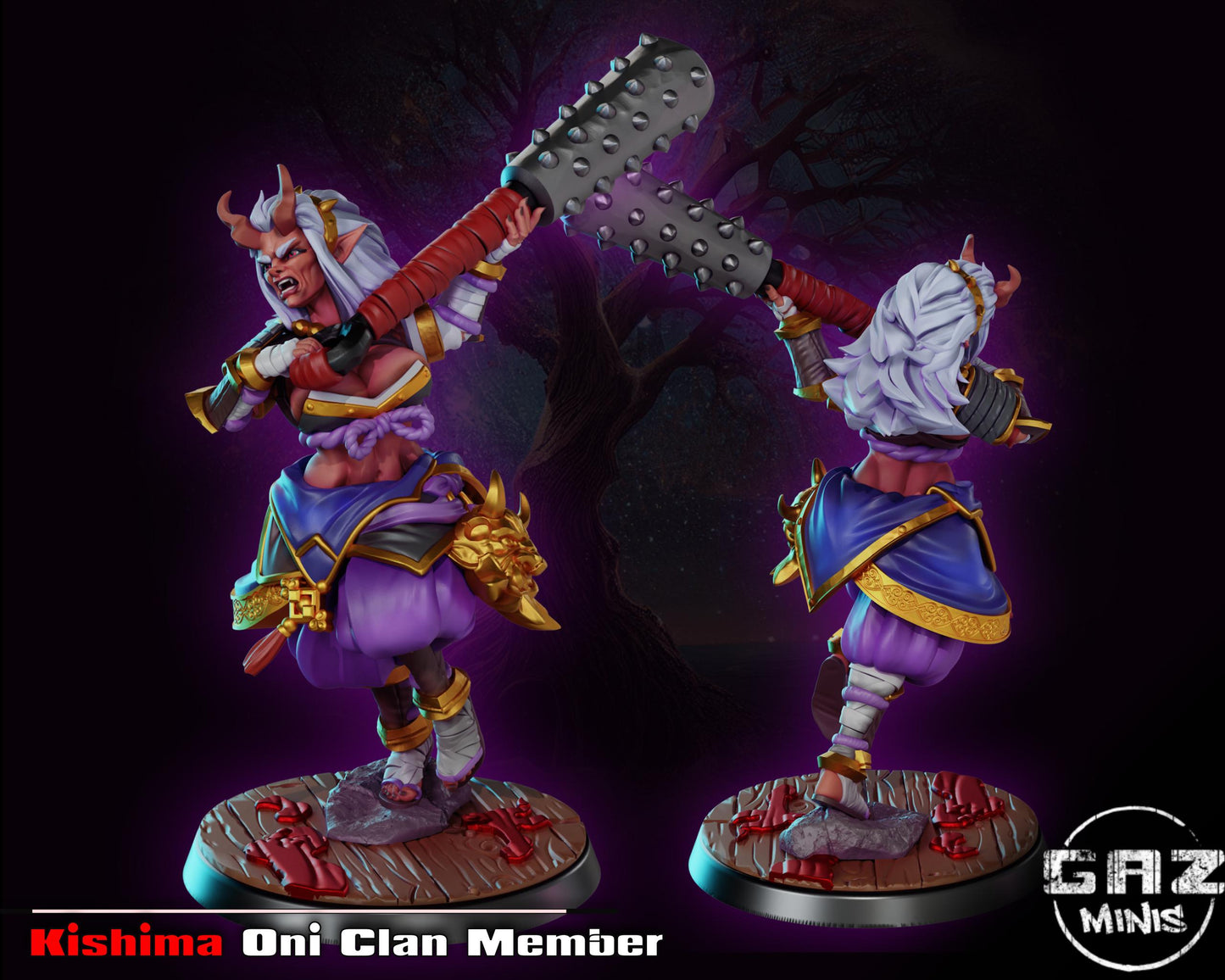 Oni Clan Member Miniature | Gaz Minis
