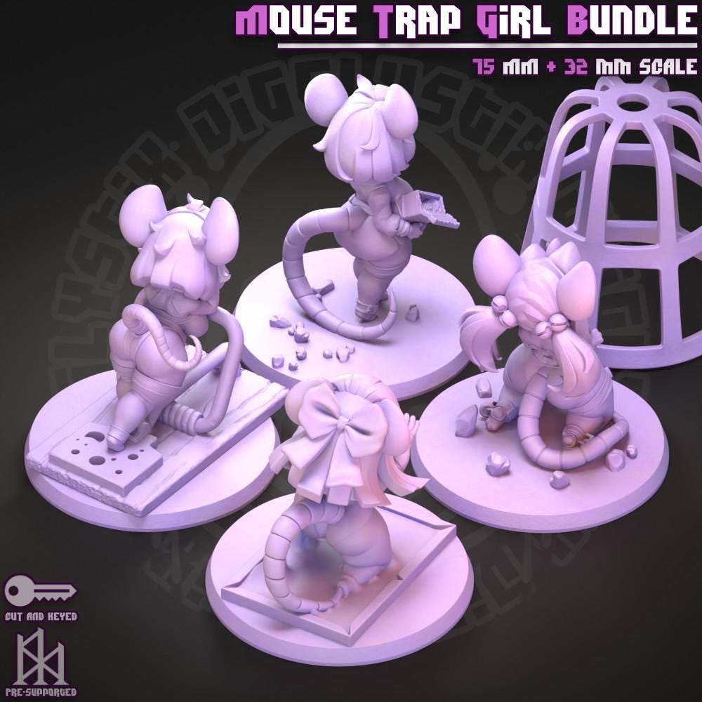 Mouse Girl Miniatures | Jigglystix