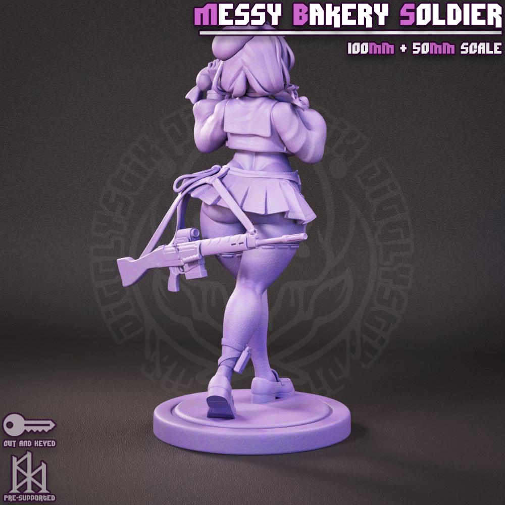 Messy Bakery Soldier Miniature | Jigglystix