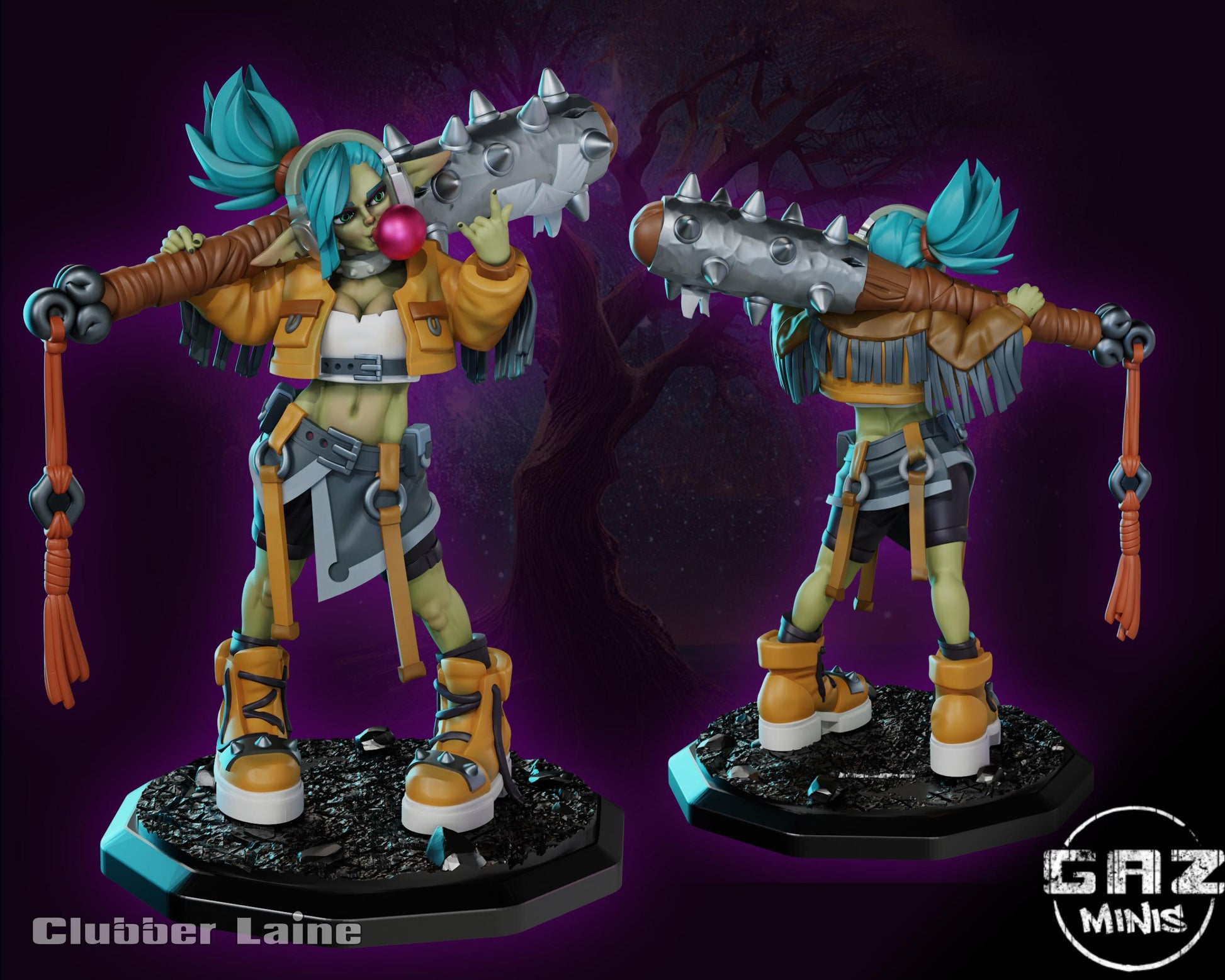 Goblin Clubber Laine Miniature | Gaz Minis