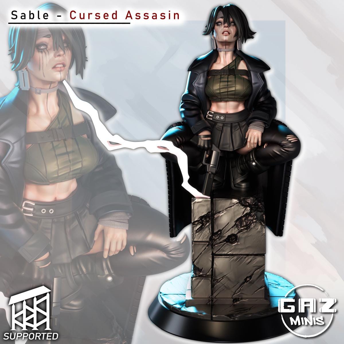Sable - Cursed Assassin | Gaz Minis