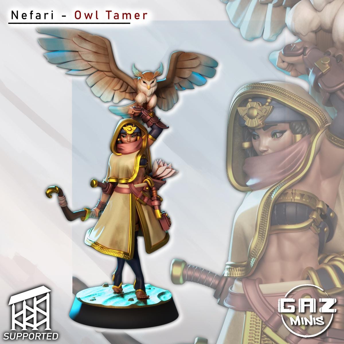Nefari Owl Tamer Miniature | Gaz Minis