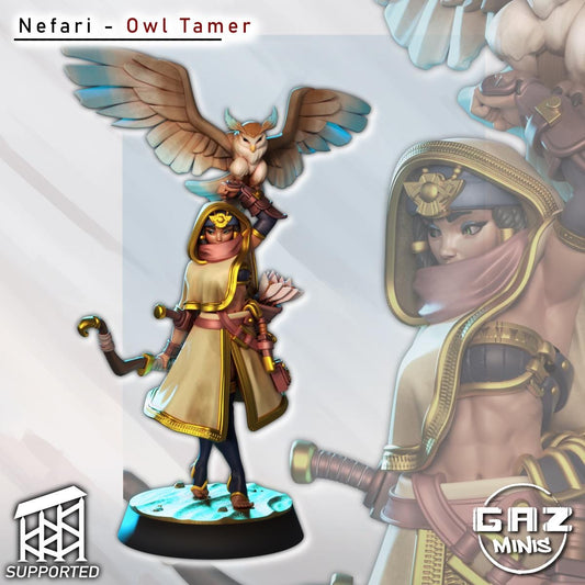 Nefari Owl Tamer Miniature | Gaz Minis