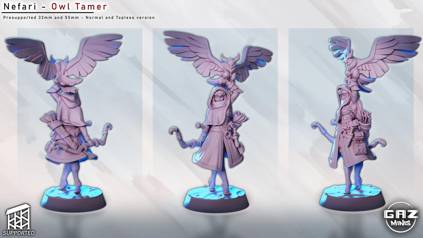 Nefari Owl Tamer Miniature | Gaz Minis