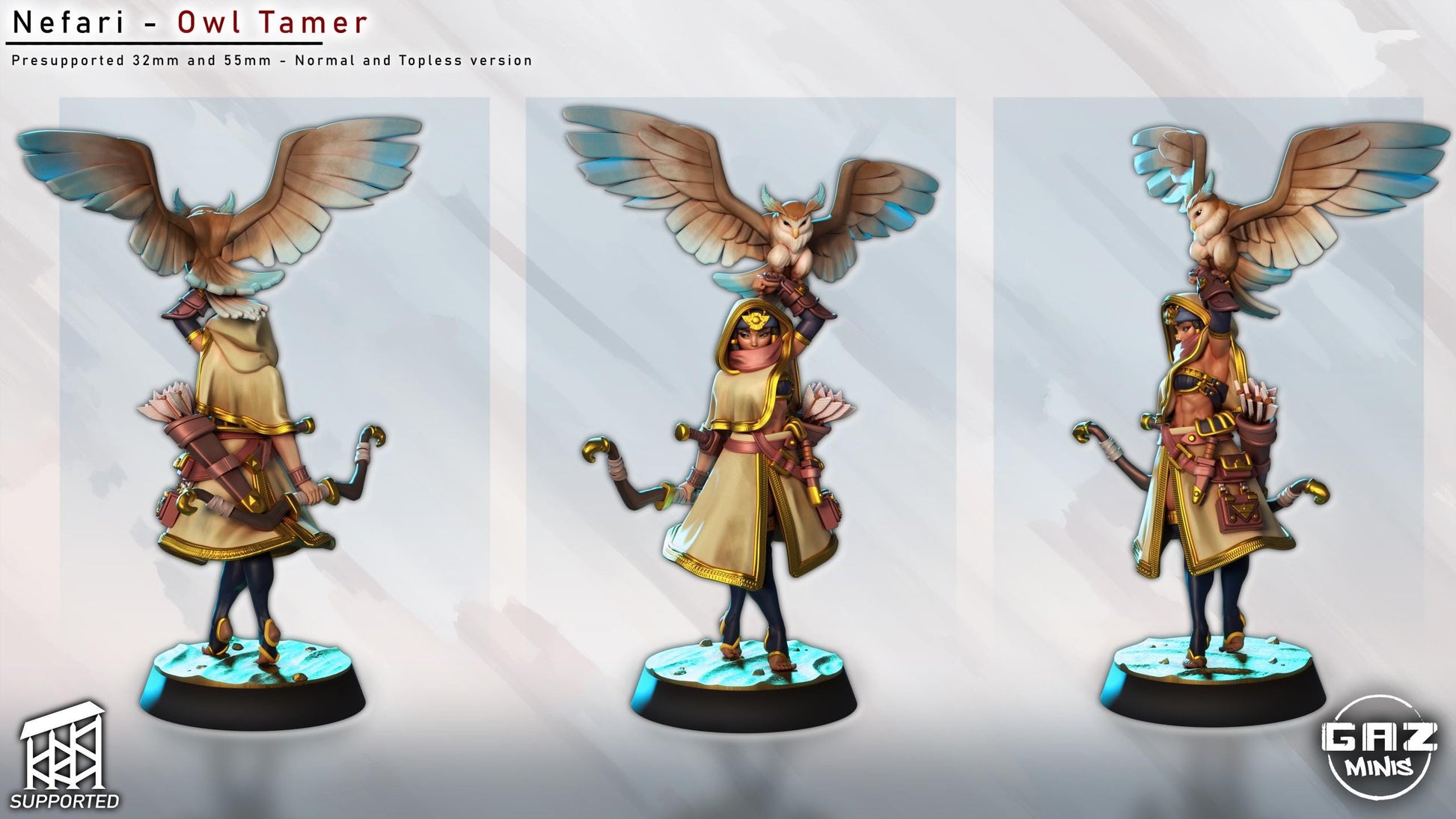 Nefari Owl Tamer Miniature | Gaz Minis
