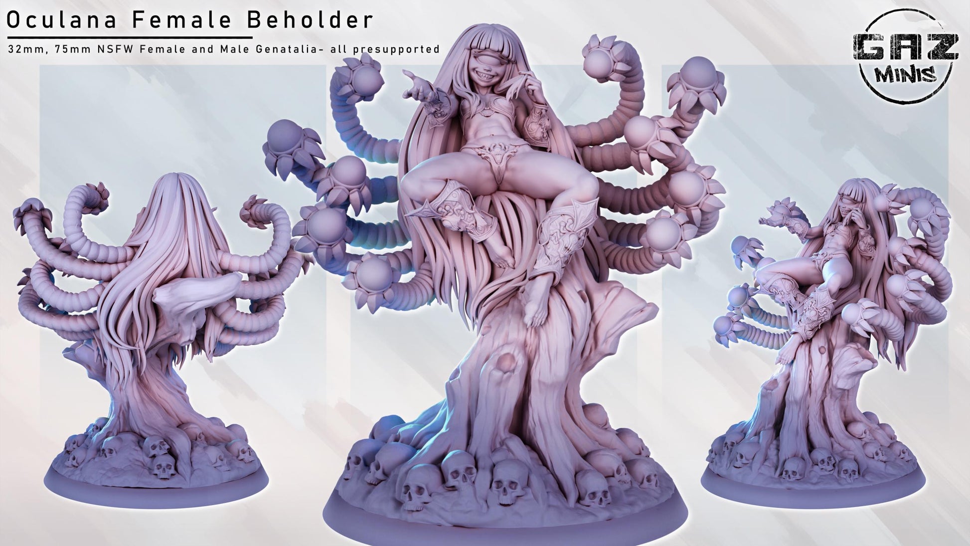 Oculana Female Beholder Miniature | Gaz Minis