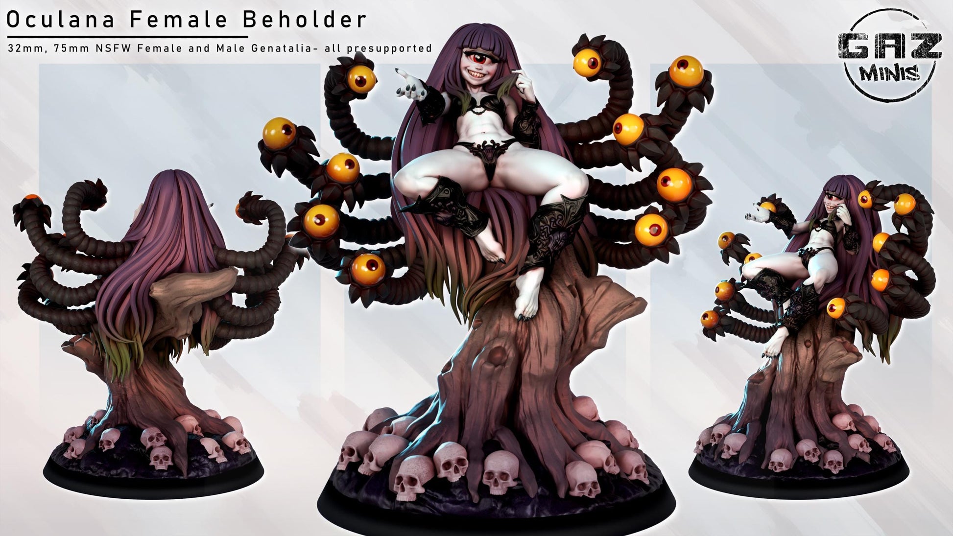 Oculana Female Beholder Miniature | Gaz Minis