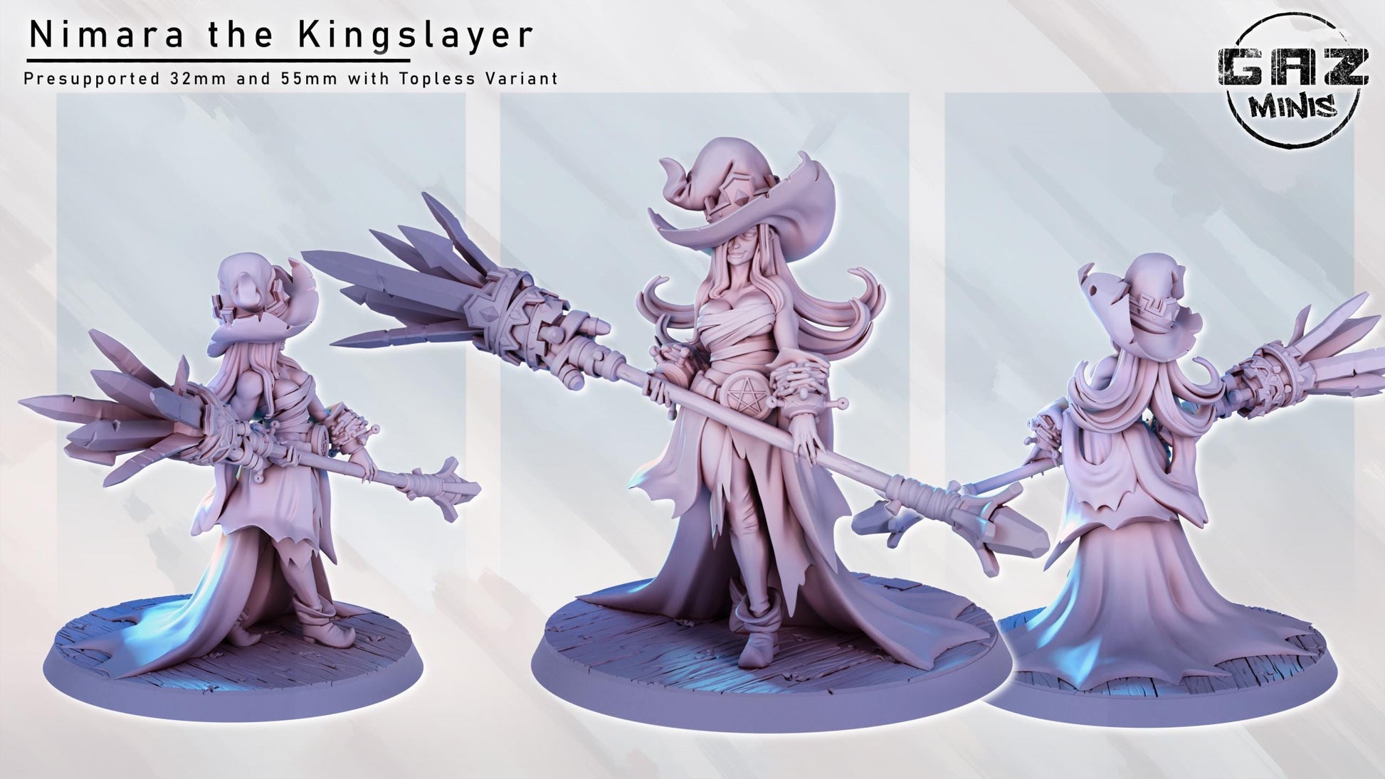 Nimara the Kingslayer Miniature | Gaz Minis