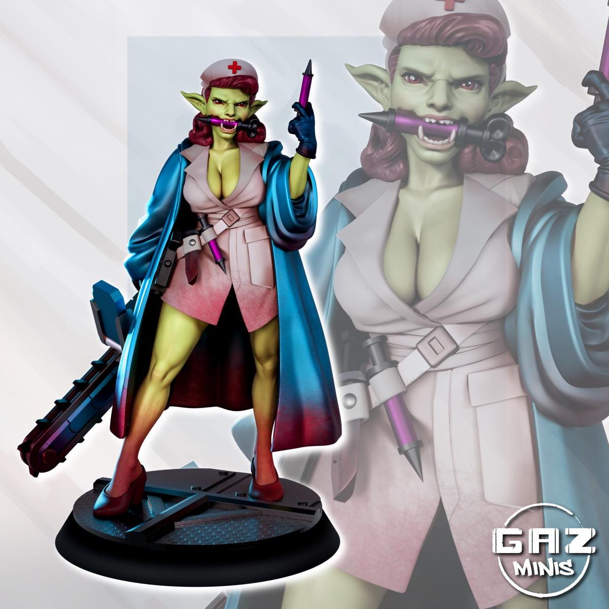 Zorgra Bloodmender - Orc Medic Miniature | Gaz Minis
