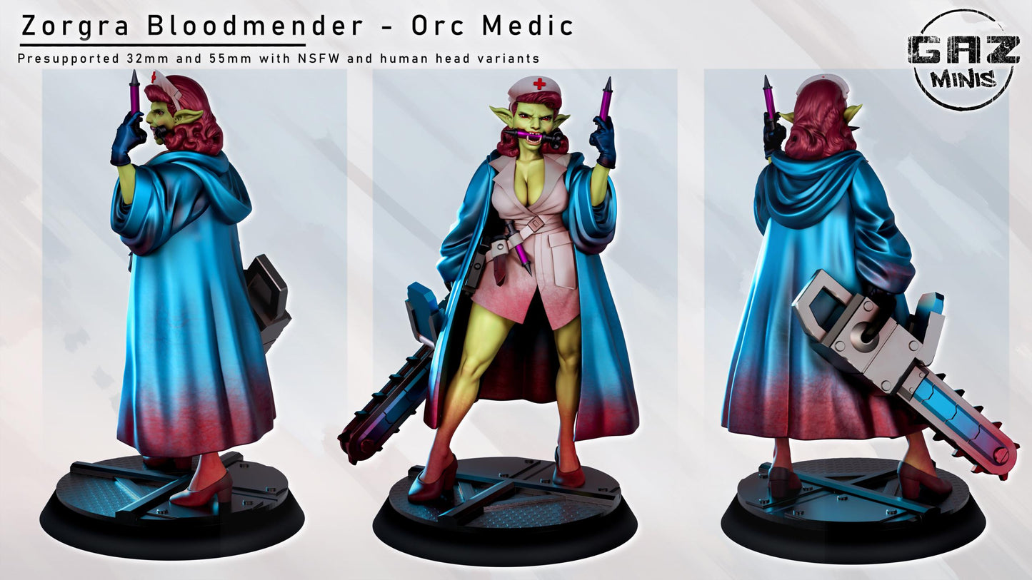 Zorgra Bloodmender - Orc Medic Miniature | Gaz Minis