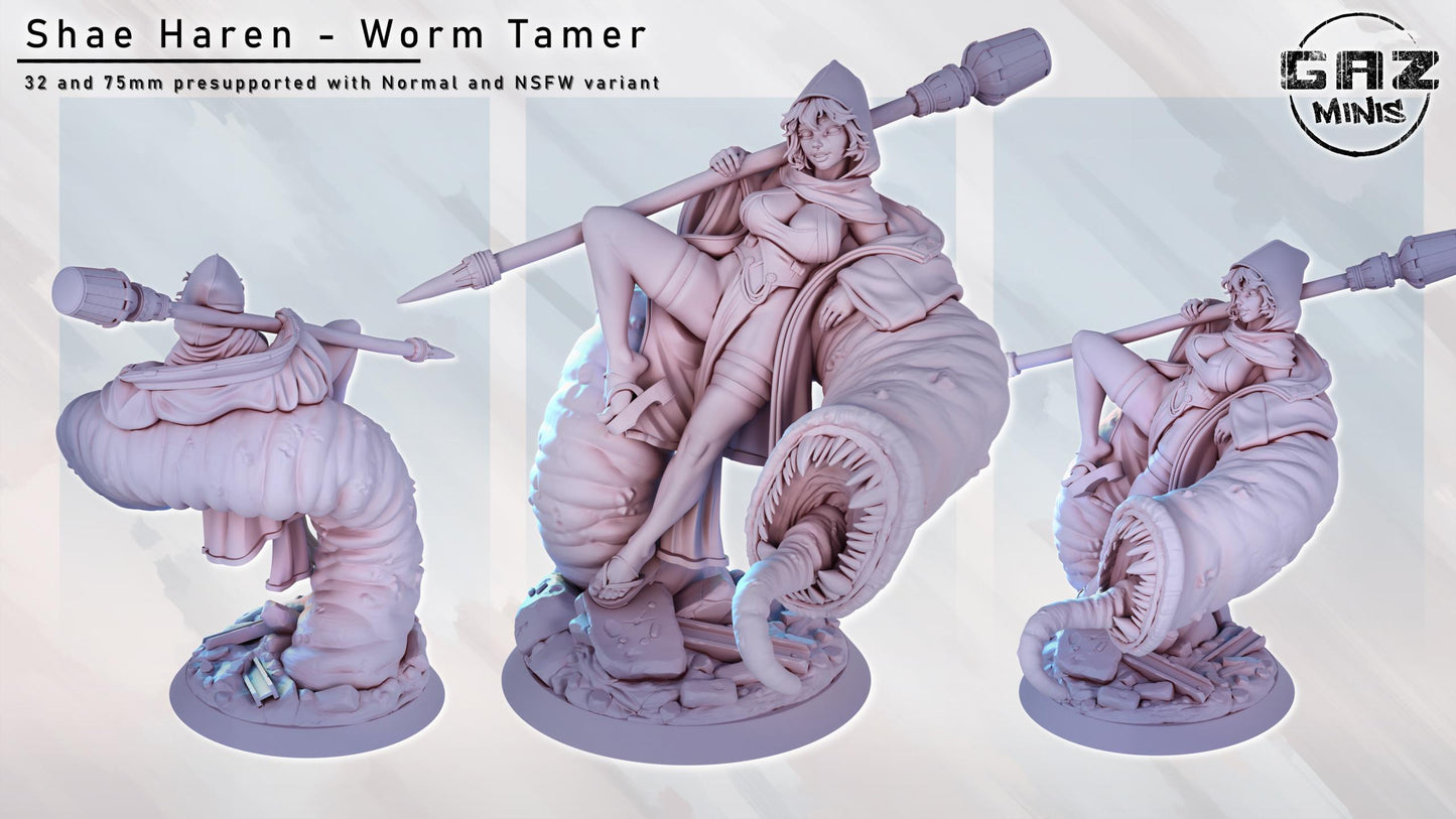 Shae Haren - Worm Tamer Miniature | Gaz Minis