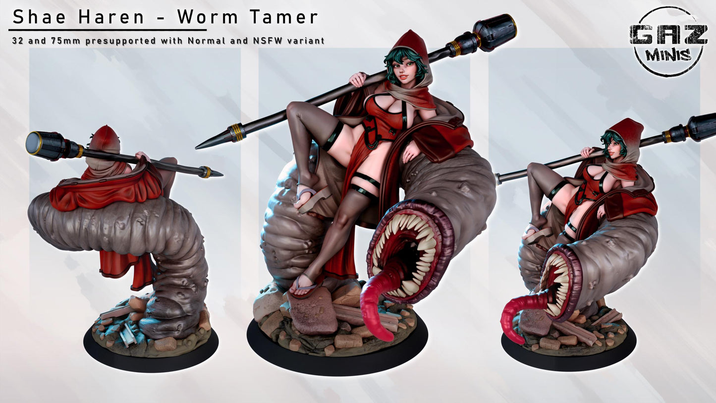 Shae Haren - Worm Tamer Miniature | Gaz Minis