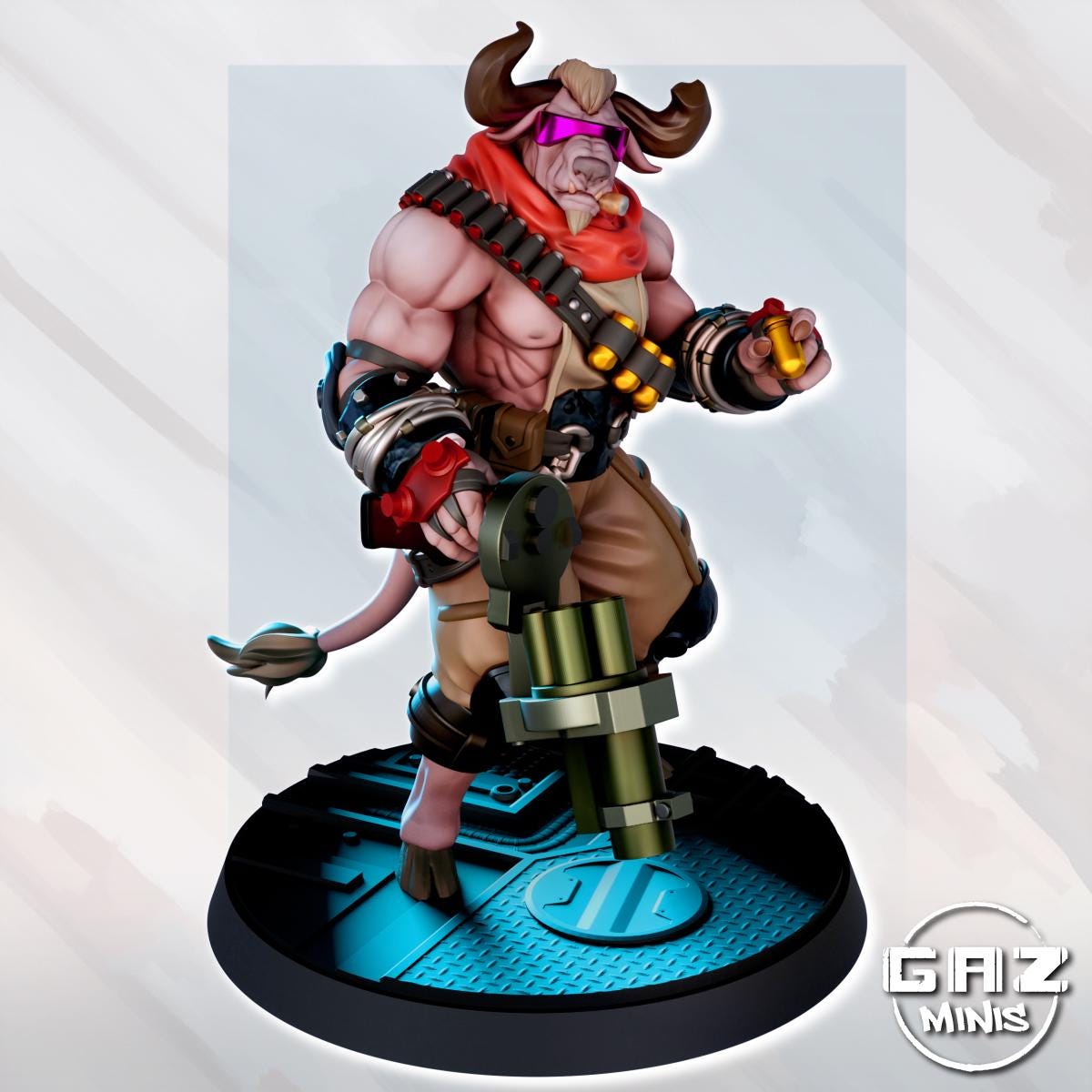 Brax Ironblast - Minotaur Miniature | Gaz Minis