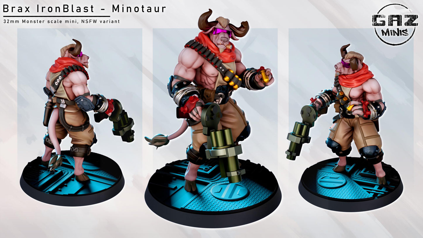 Brax Ironblast - Minotaur Miniature | Gaz Minis