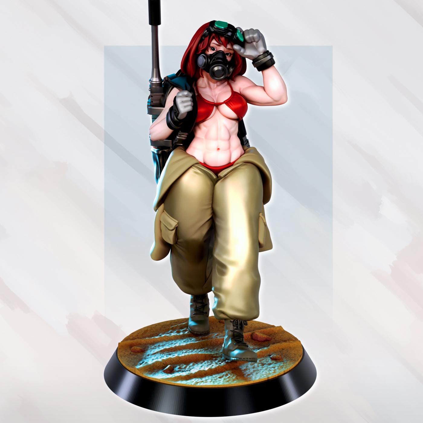Soldier Girl Miniature | Gaz Minis