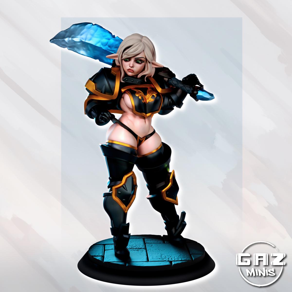 Elf in High Level Gear Miniature | Gaz Minis